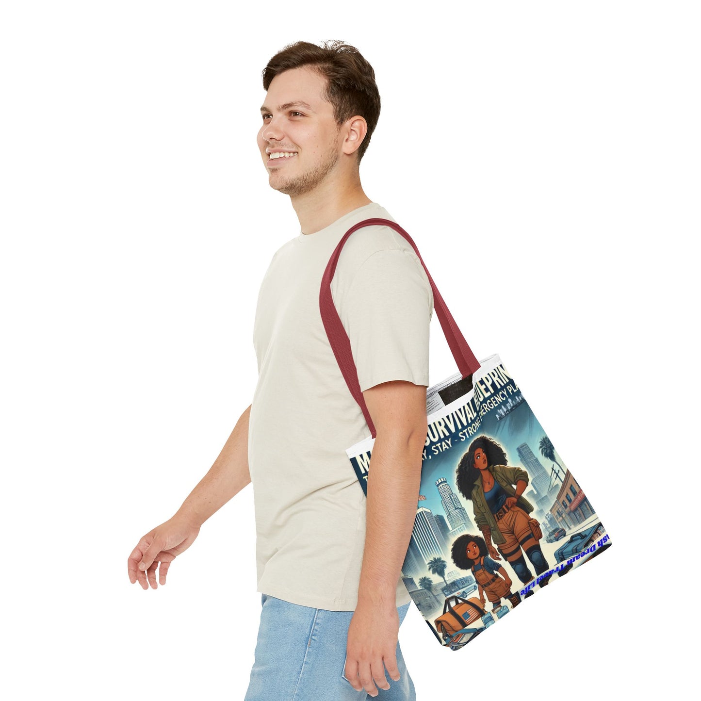 Mama's Survival Blueprint Tote Bag - Empowering Mom Life