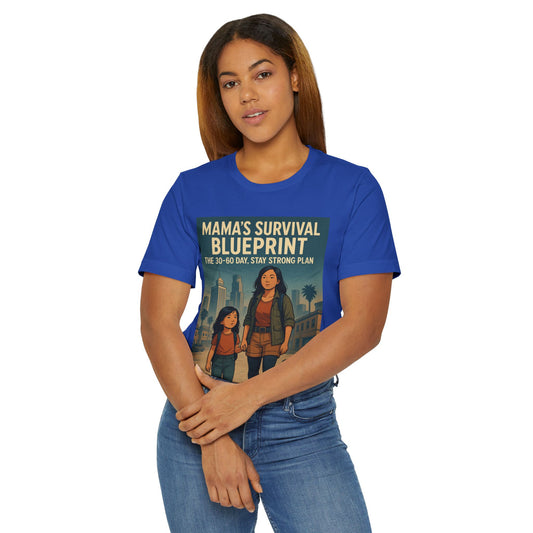 Mama's Survival Blueprint Unisex T-Shirt - Empowering Asian Family Design