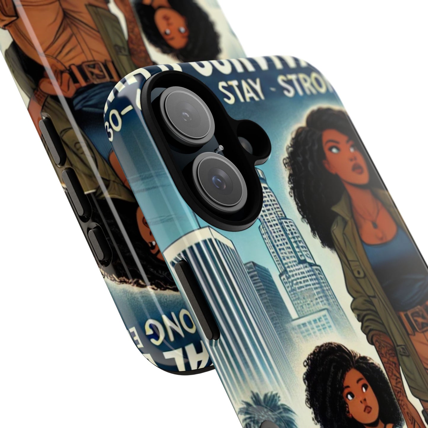 Empowering Phone Case - 'Stay Strong' Survival Design