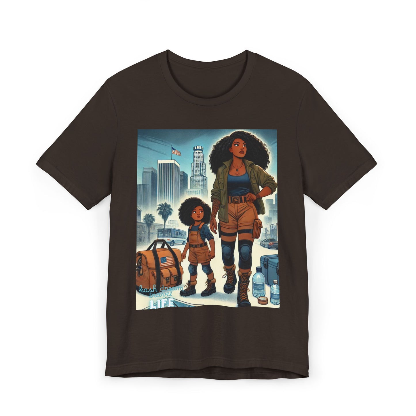 Mama's Survival Blueprint Book -Shirt - Unisex Jersey Tee with Inspiring Artwork