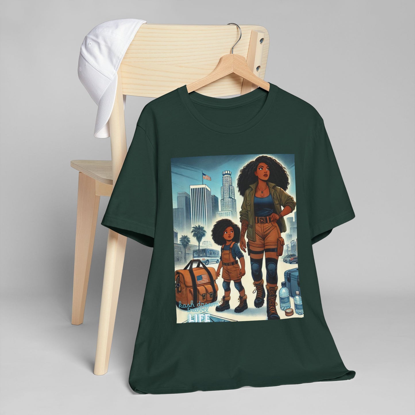 Mama's Survival Blueprint Book -Shirt - Unisex Jersey Tee with Inspiring Artwork