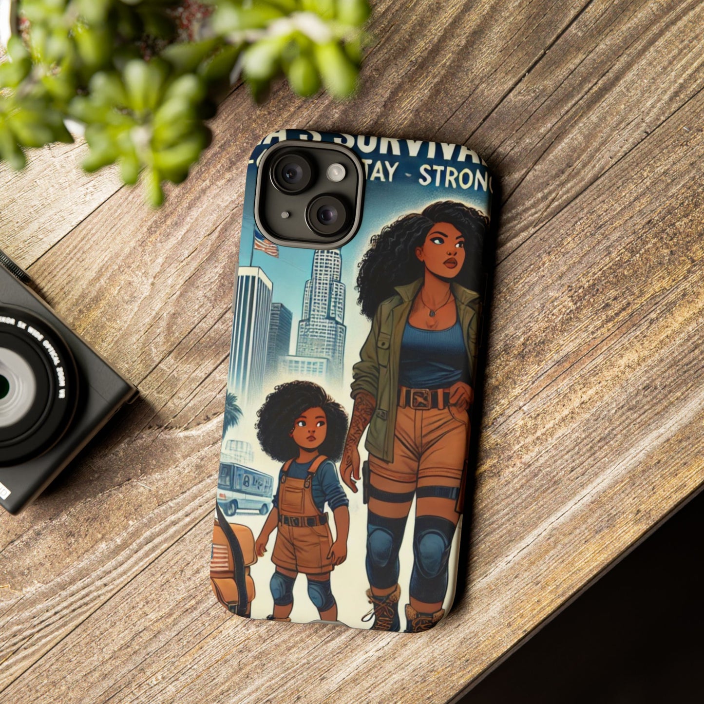 Empowering Phone Case - 'Stay Strong' Survival Design