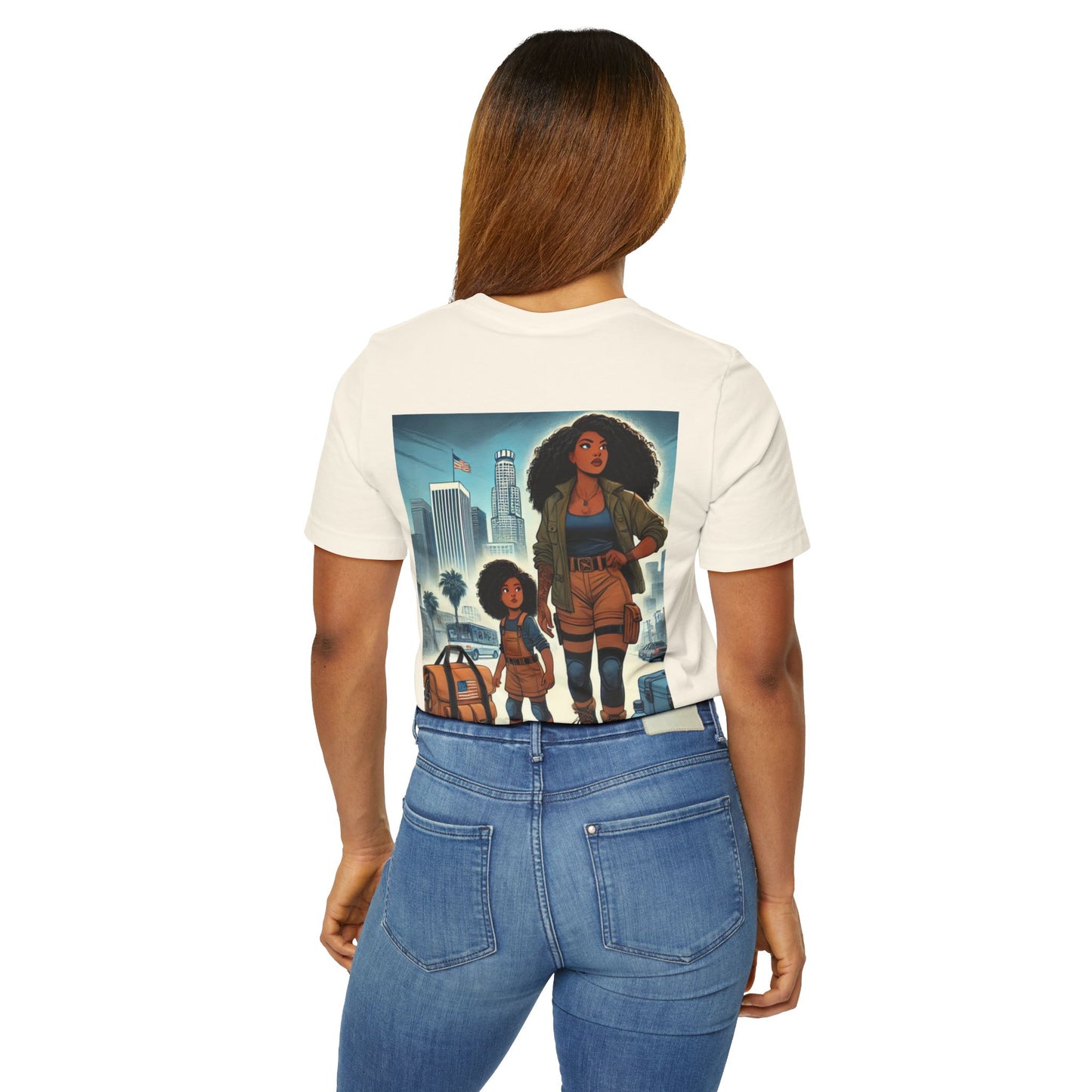 Mama's Survival Blueprint Book -Shirt - Unisex Jersey Tee with Inspiring Artwork