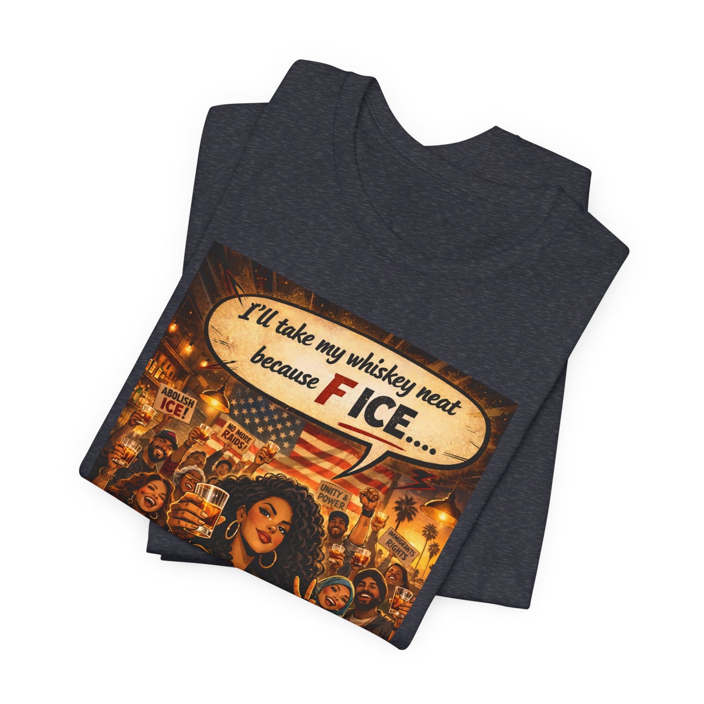 "We All Belong — No ICE" T-Shirt