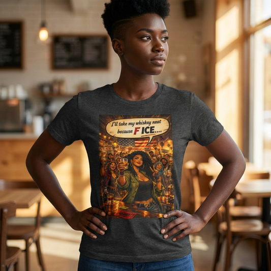 "We All Belong — No ICE" T-Shirt