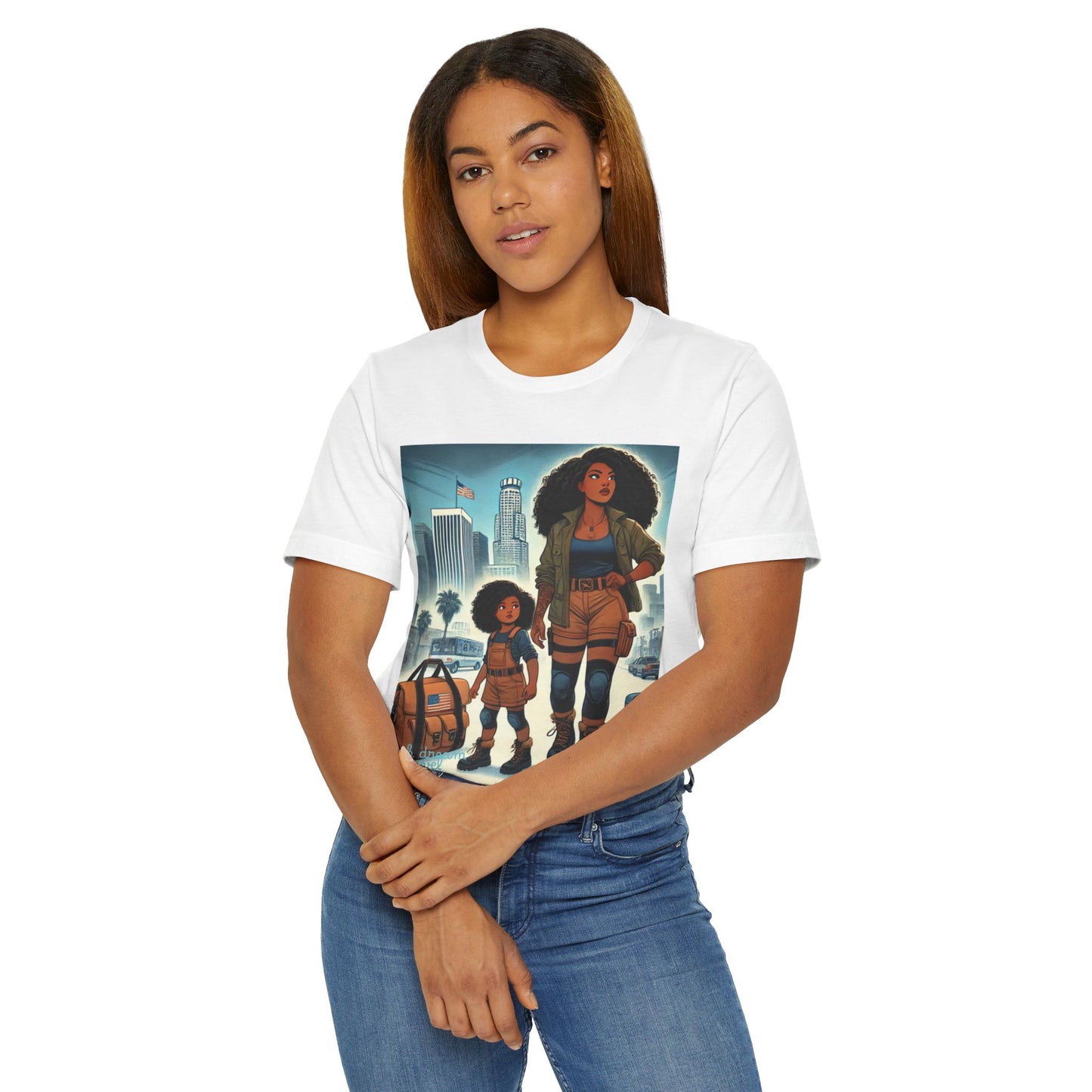 Mama's Survival Blueprint Book -Shirt - Unisex Jersey Tee with Inspiring Artwork
