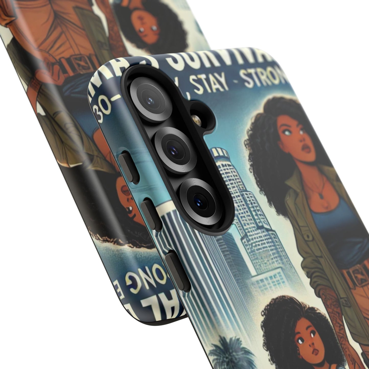 Empowering Phone Case - 'Stay Strong' Survival Design