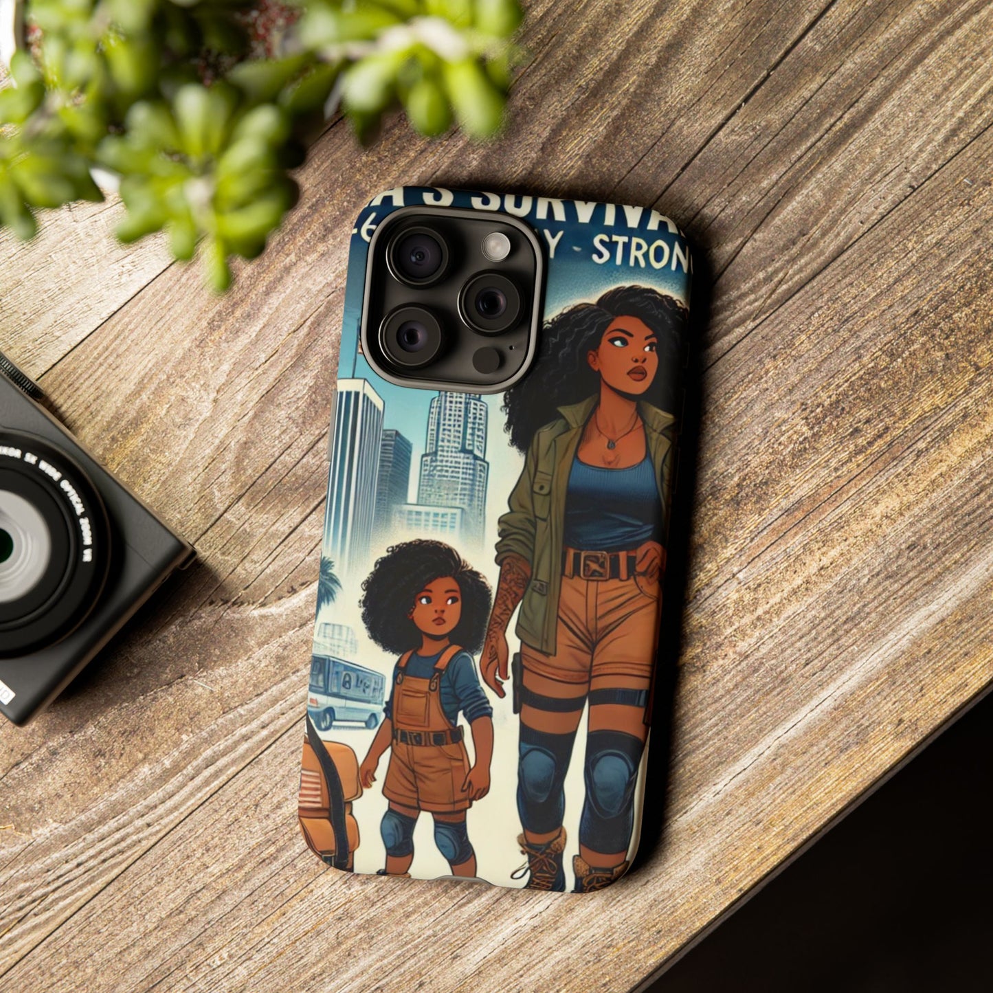 Empowering Phone Case - 'Stay Strong' Survival Design
