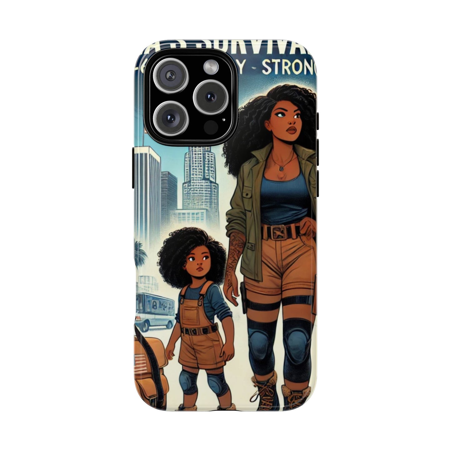 Empowering Phone Case - 'Stay Strong' Survival Design