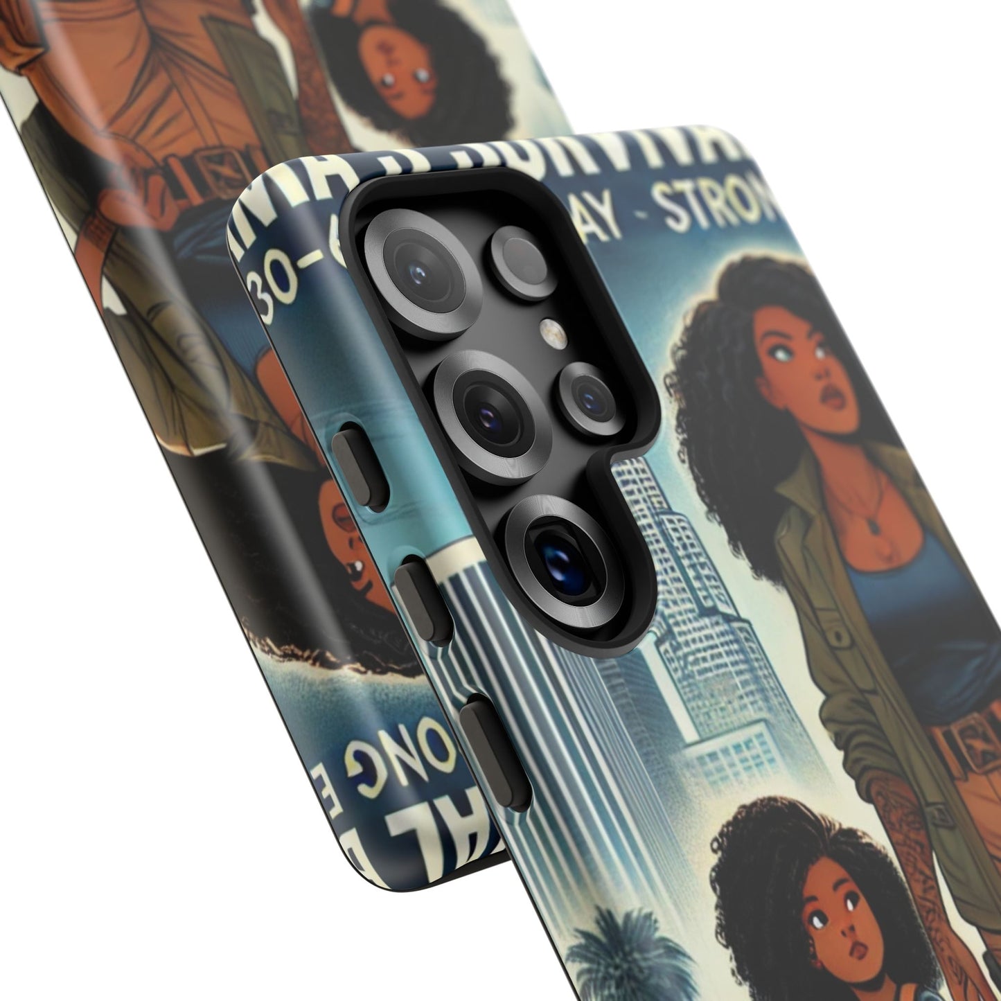 Empowering Phone Case - 'Stay Strong' Survival Design