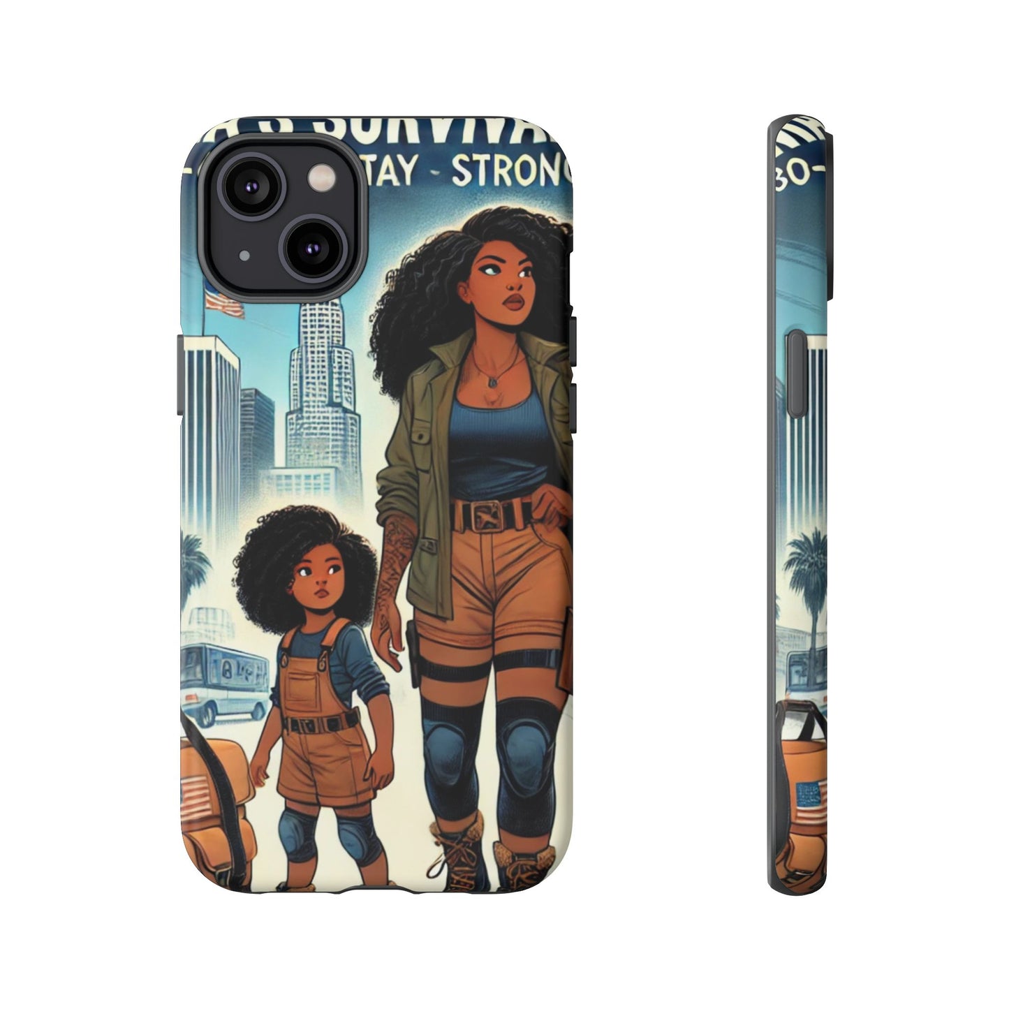 Empowering Phone Case - 'Stay Strong' Survival Design
