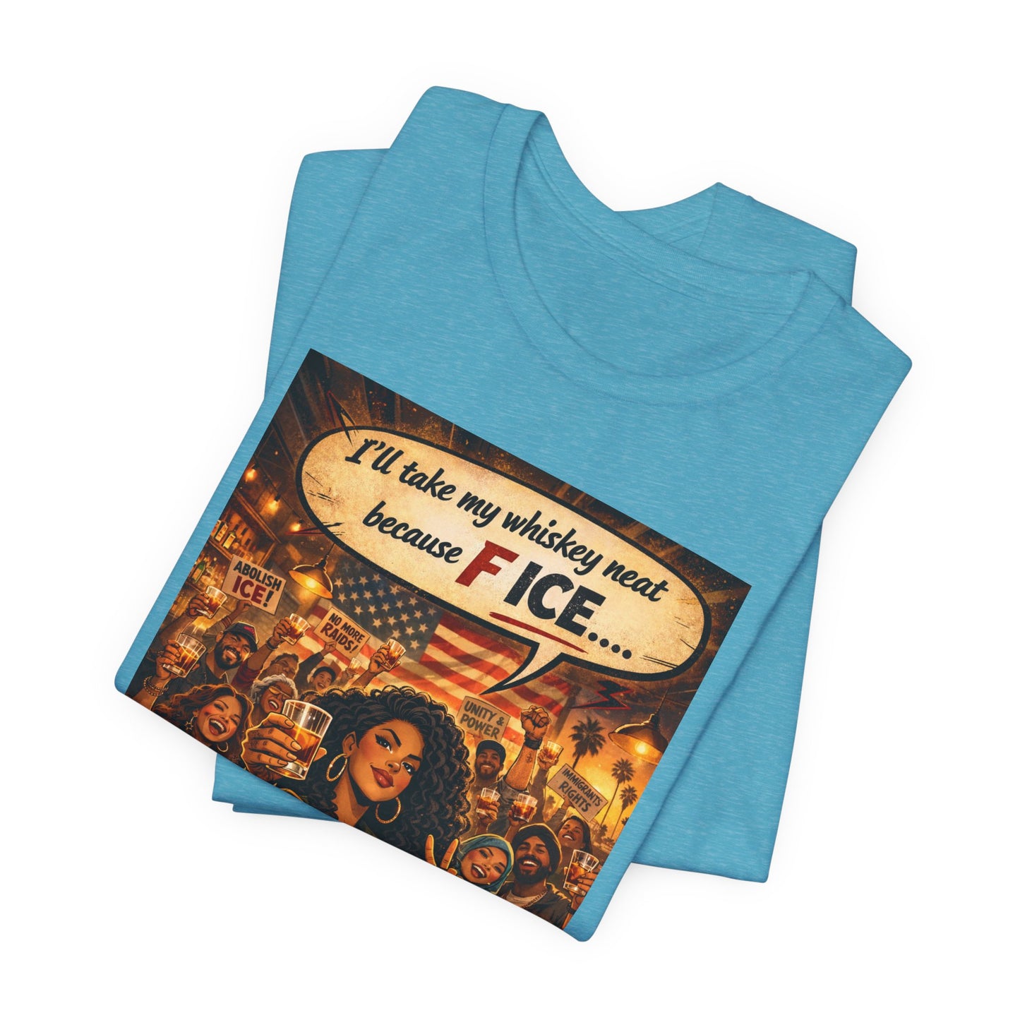 "We All Belong — No ICE" T-Shirt