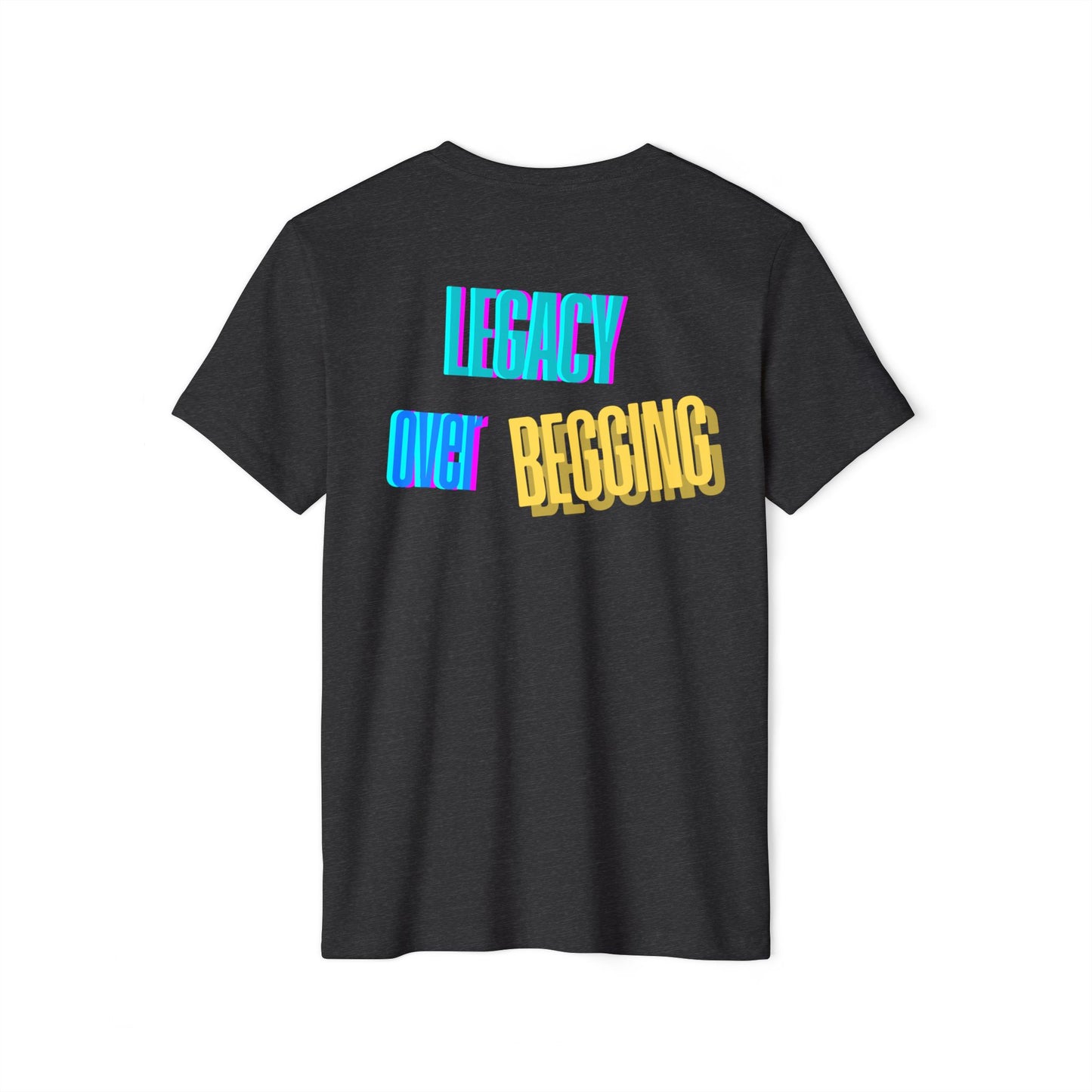 Motivational T-Shirt - 'Go Fund Me Ain't a Plan' 'Legacy Over Begging' Shirt for Kash Dream Travel Life