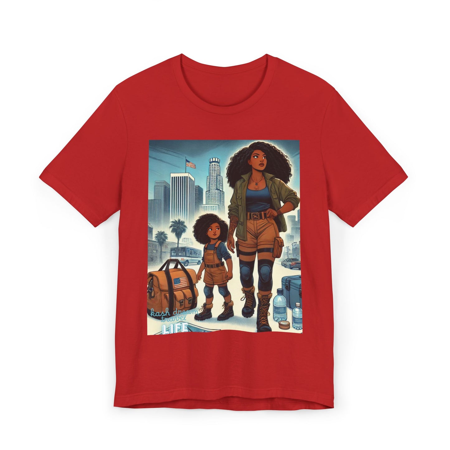 Mama's Survival Blueprint Book -Shirt - Unisex Jersey Tee with Inspiring Artwork