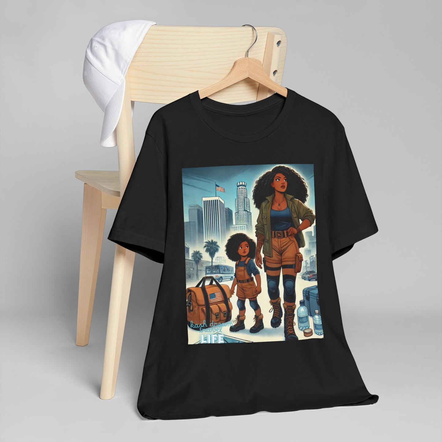Mama's Survival Blueprint Book -Shirt - Unisex Jersey Tee with Inspiring Artwork