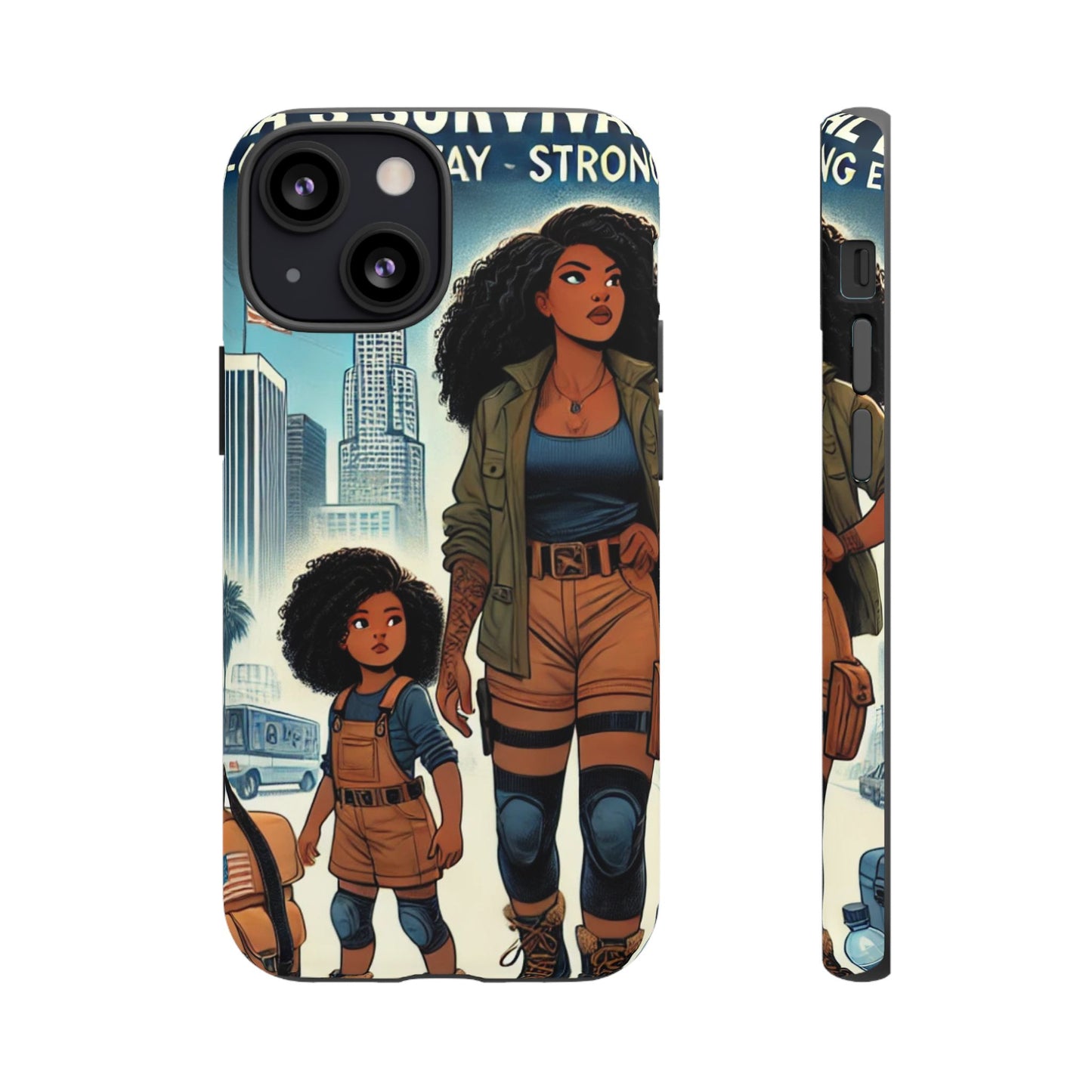 Empowering Phone Case - 'Stay Strong' Survival Design