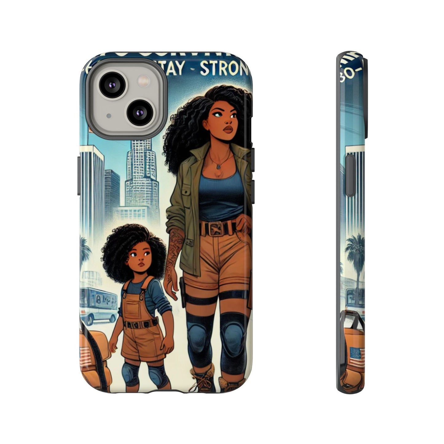 Empowering Phone Case - 'Stay Strong' Survival Design