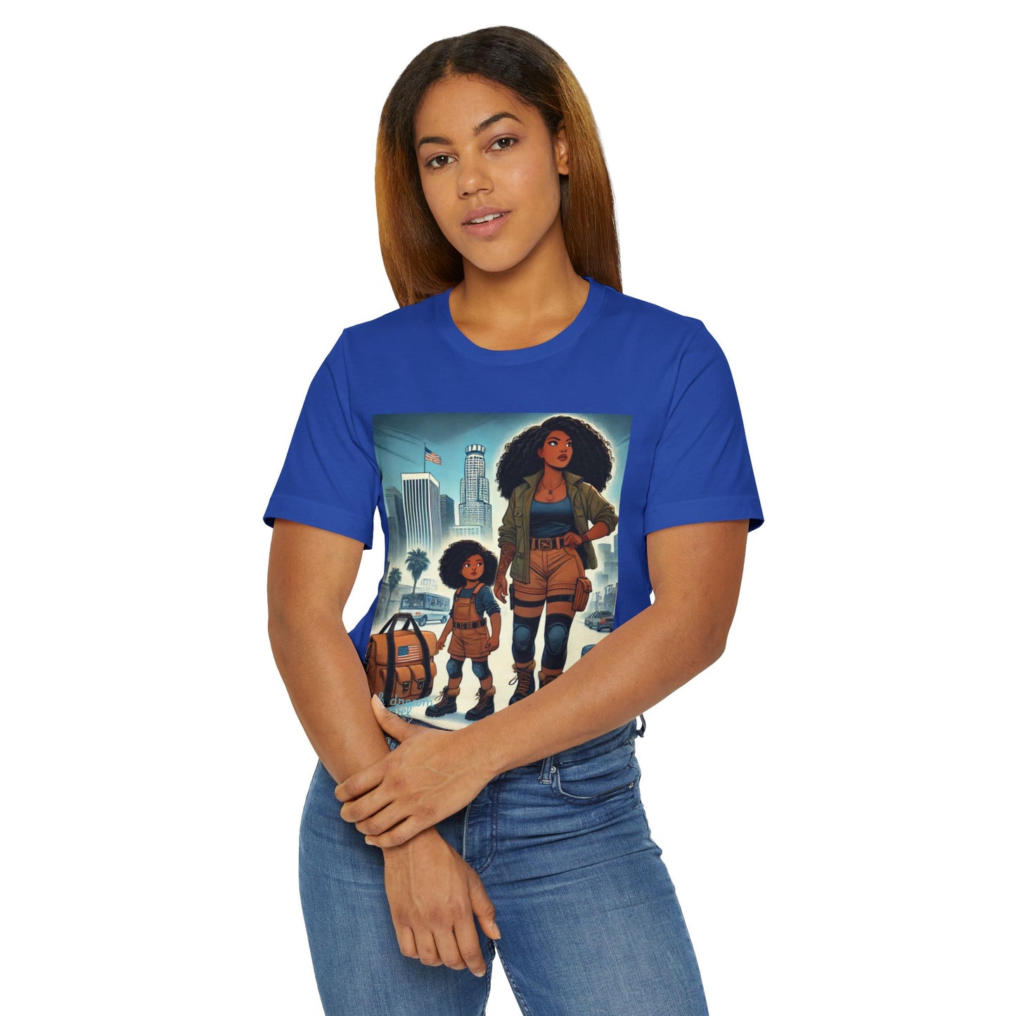 Mama's Survival Blueprint Book -Shirt - Unisex Jersey Tee with Inspiring Artwork