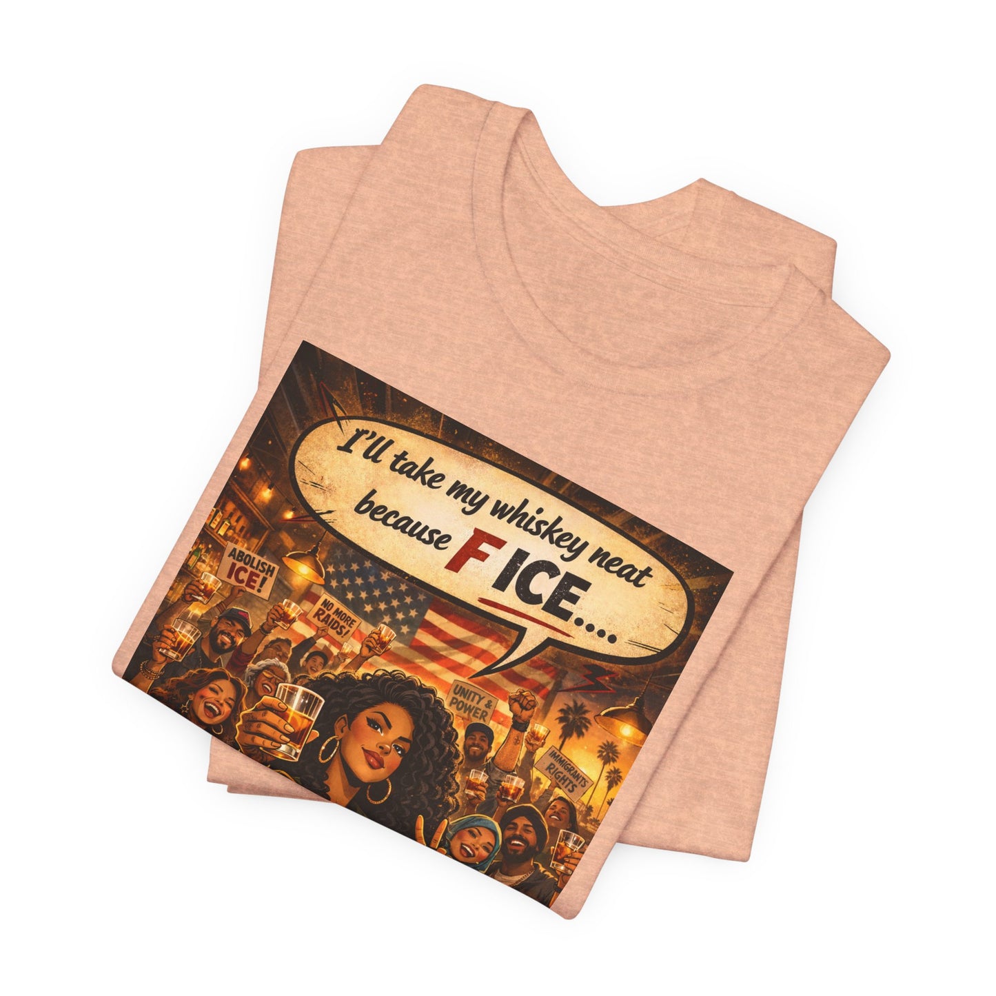 "We All Belong — No ICE" T-Shirt