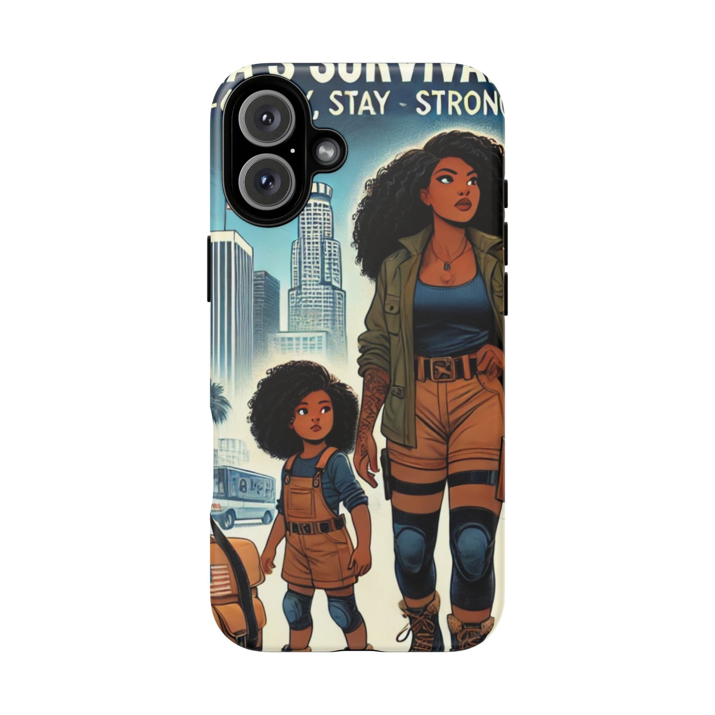 Empowering Phone Case - 'Stay Strong' Survival Design