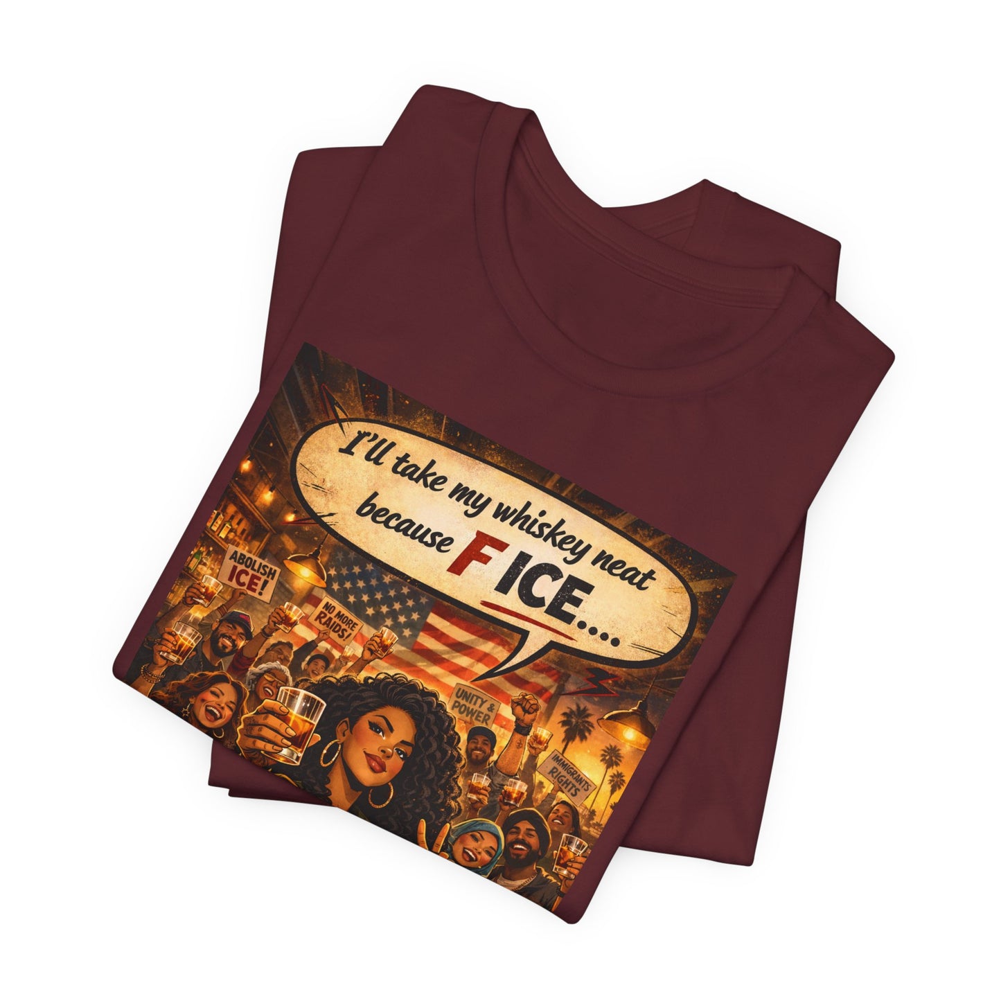 "We All Belong — No ICE" T-Shirt