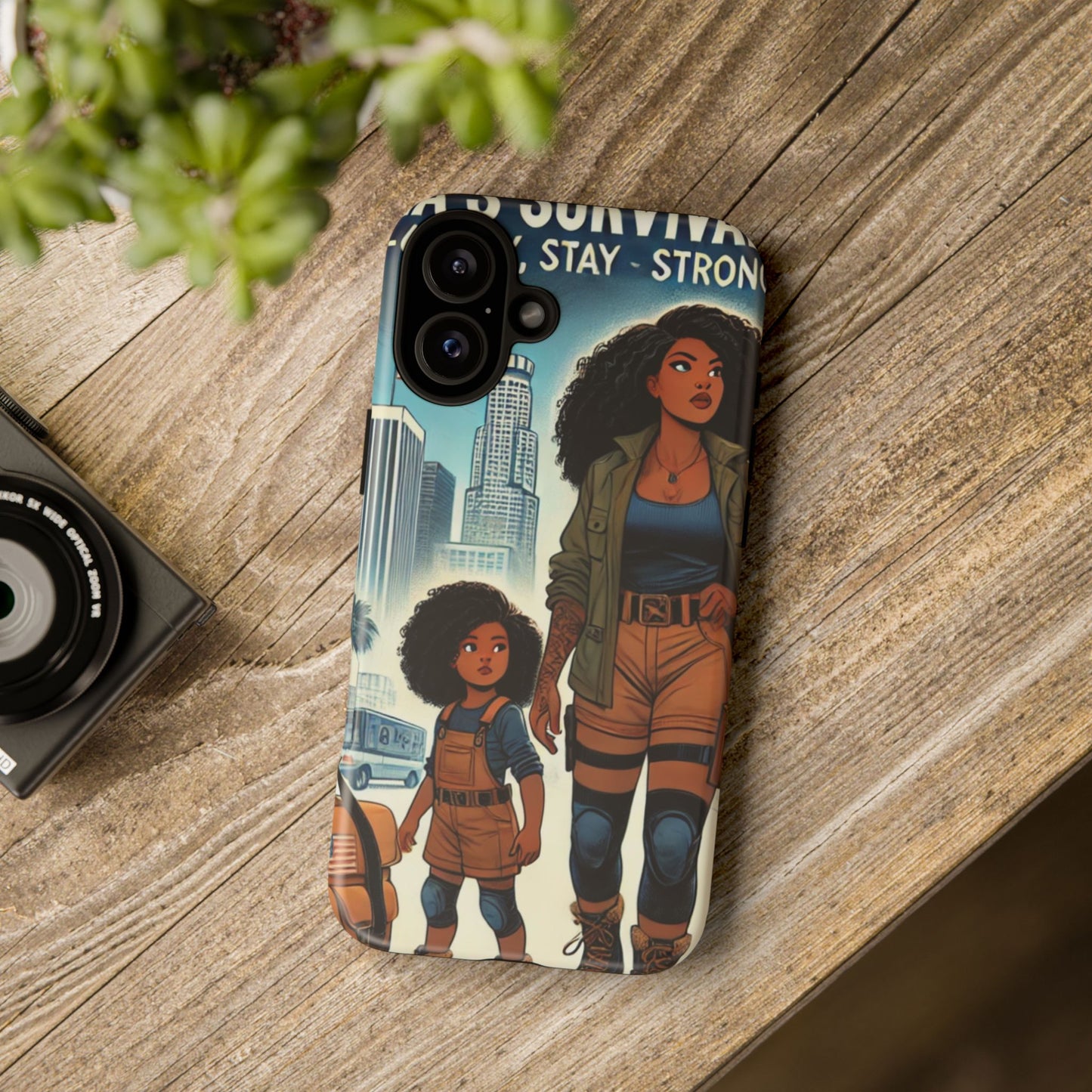 Empowering Phone Case - 'Stay Strong' Survival Design