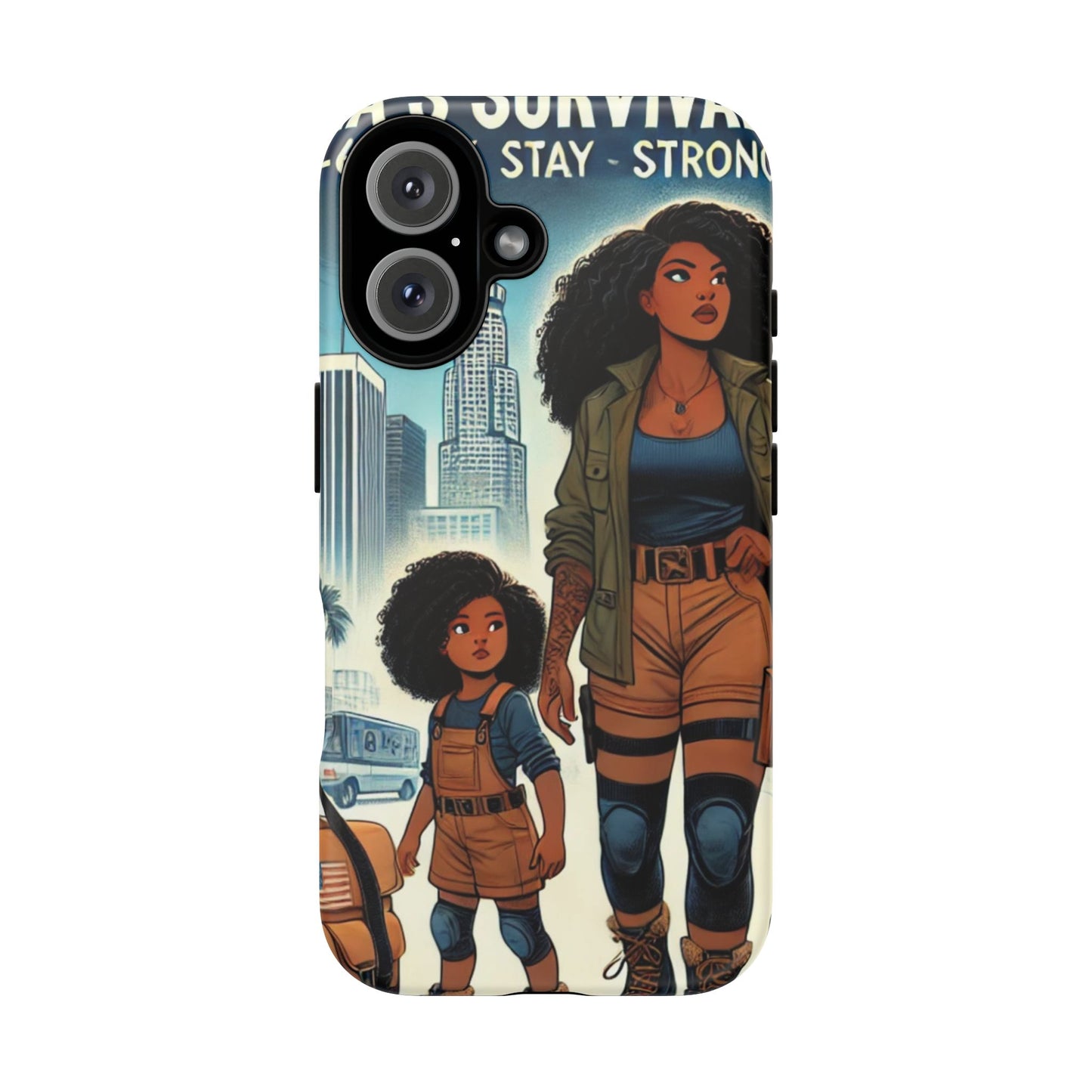 Empowering Phone Case - 'Stay Strong' Survival Design