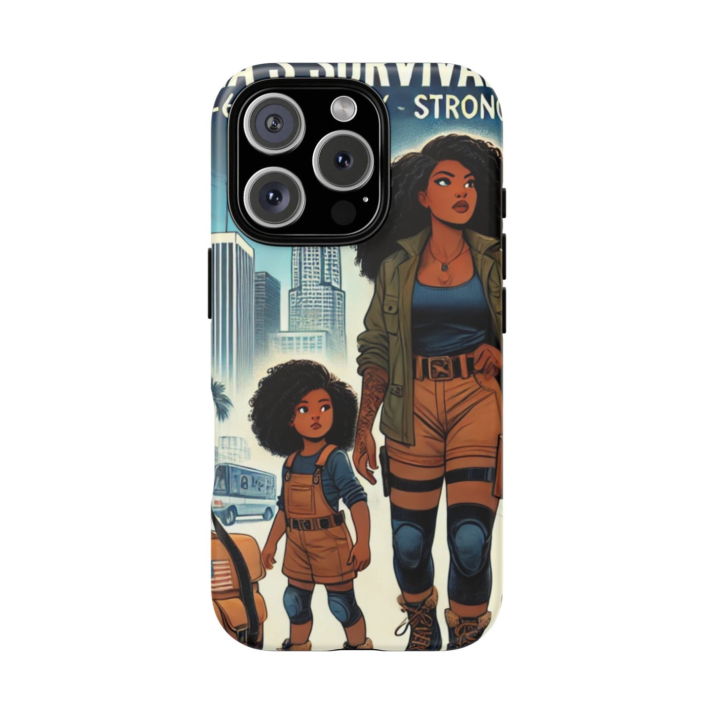 Empowering Phone Case - 'Stay Strong' Survival Design