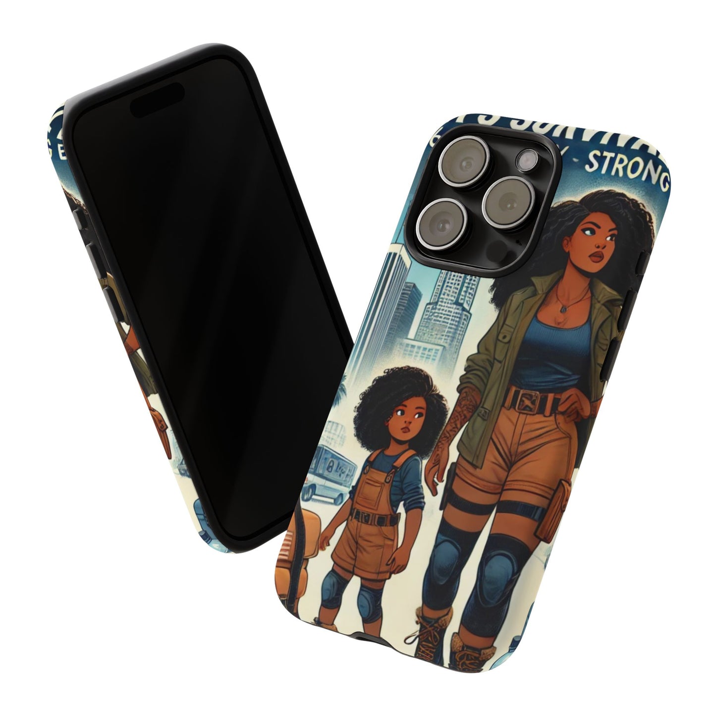Empowering Phone Case - 'Stay Strong' Survival Design