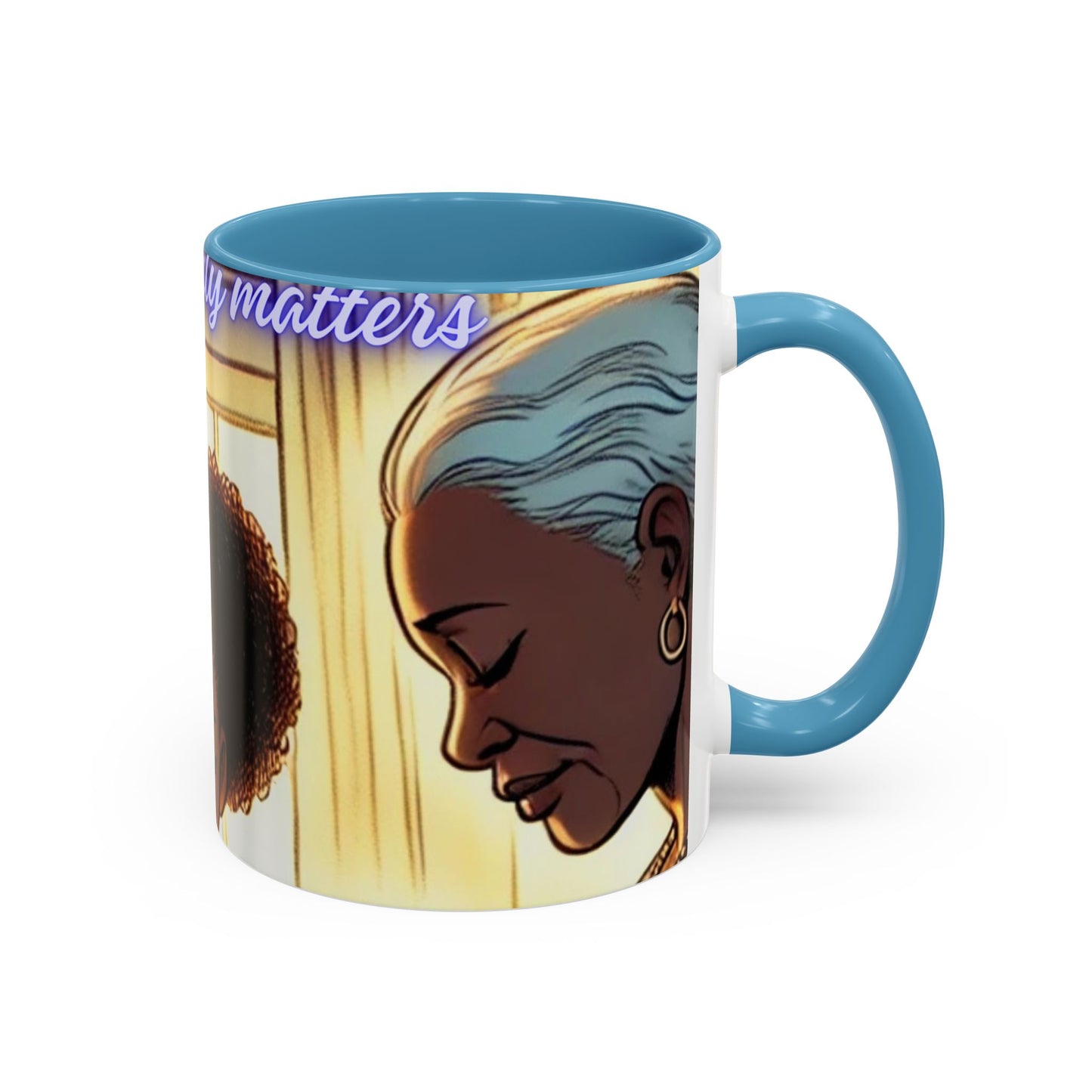 Kash Dream Travel Life Prayer Coffee Mug, Spiritual Mug, Black Family Accent Mug, Faith-Inspired Gift, Family Connection Cup