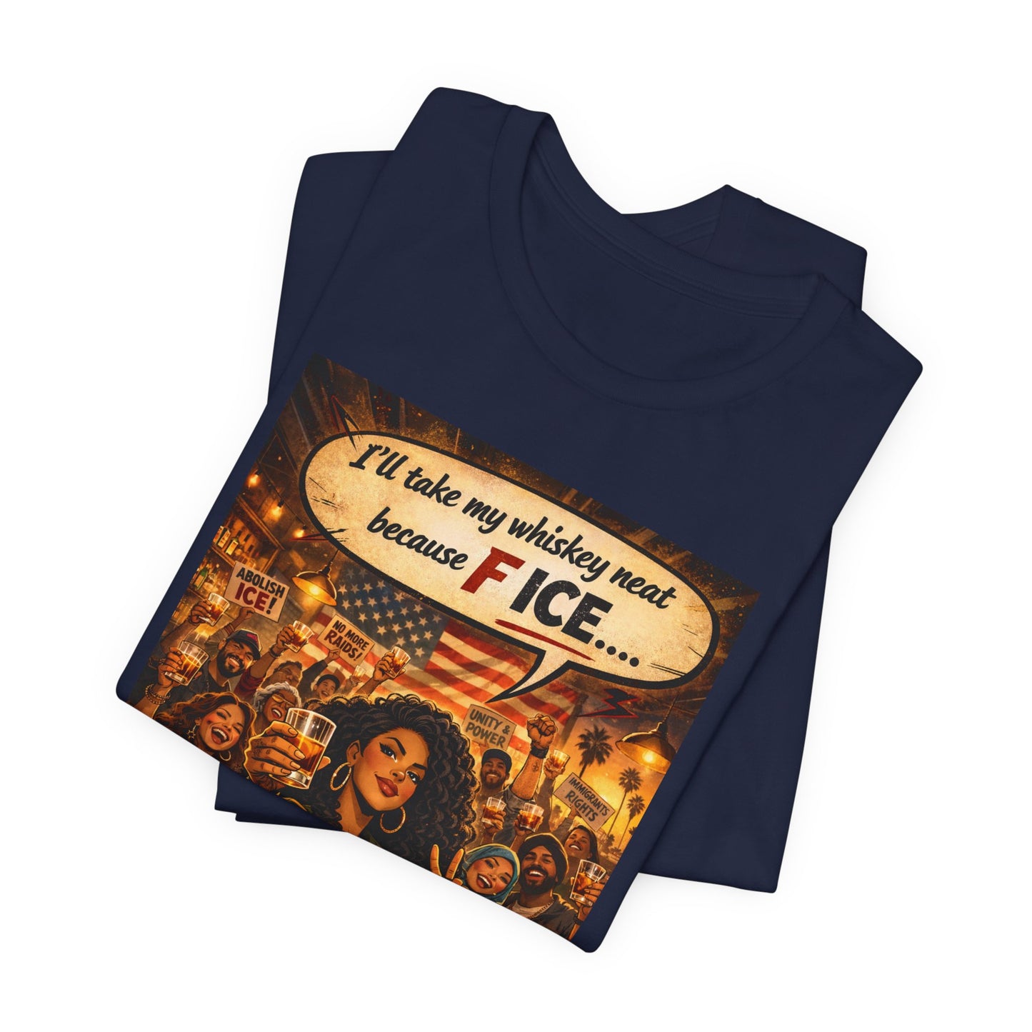 "We All Belong — No ICE" T-Shirt