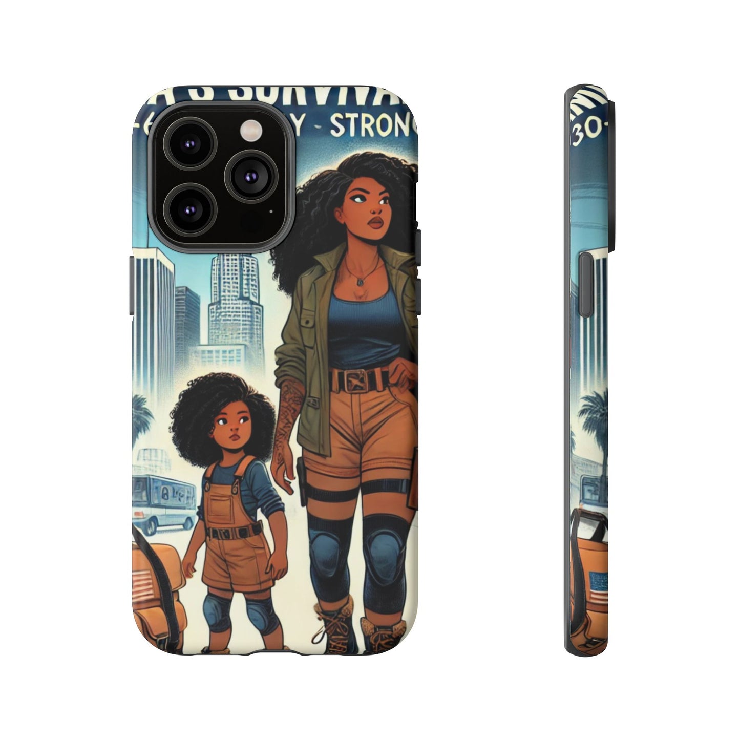 Empowering Phone Case - 'Stay Strong' Survival Design