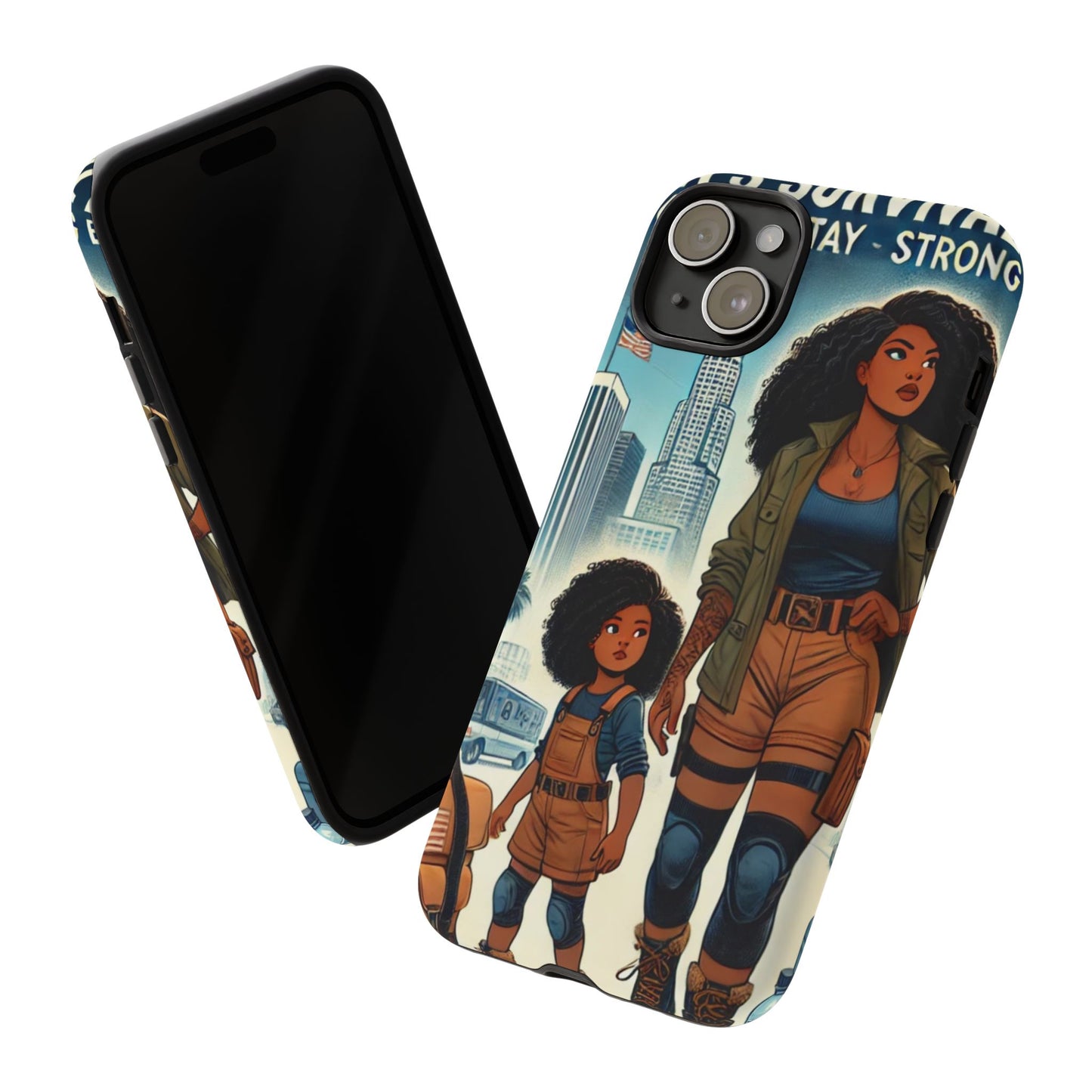 Empowering Phone Case - 'Stay Strong' Survival Design