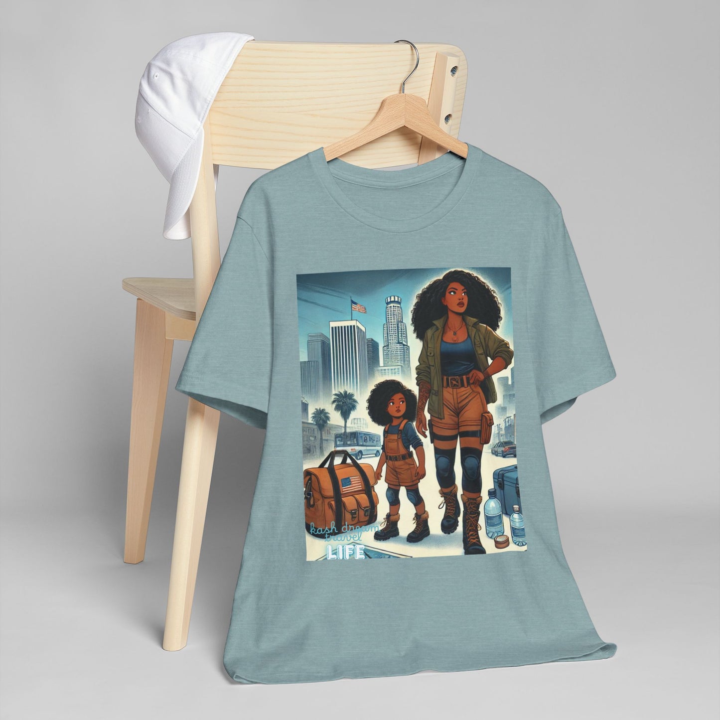 Mama's Survival Blueprint Book -Shirt - Unisex Jersey Tee with Inspiring Artwork