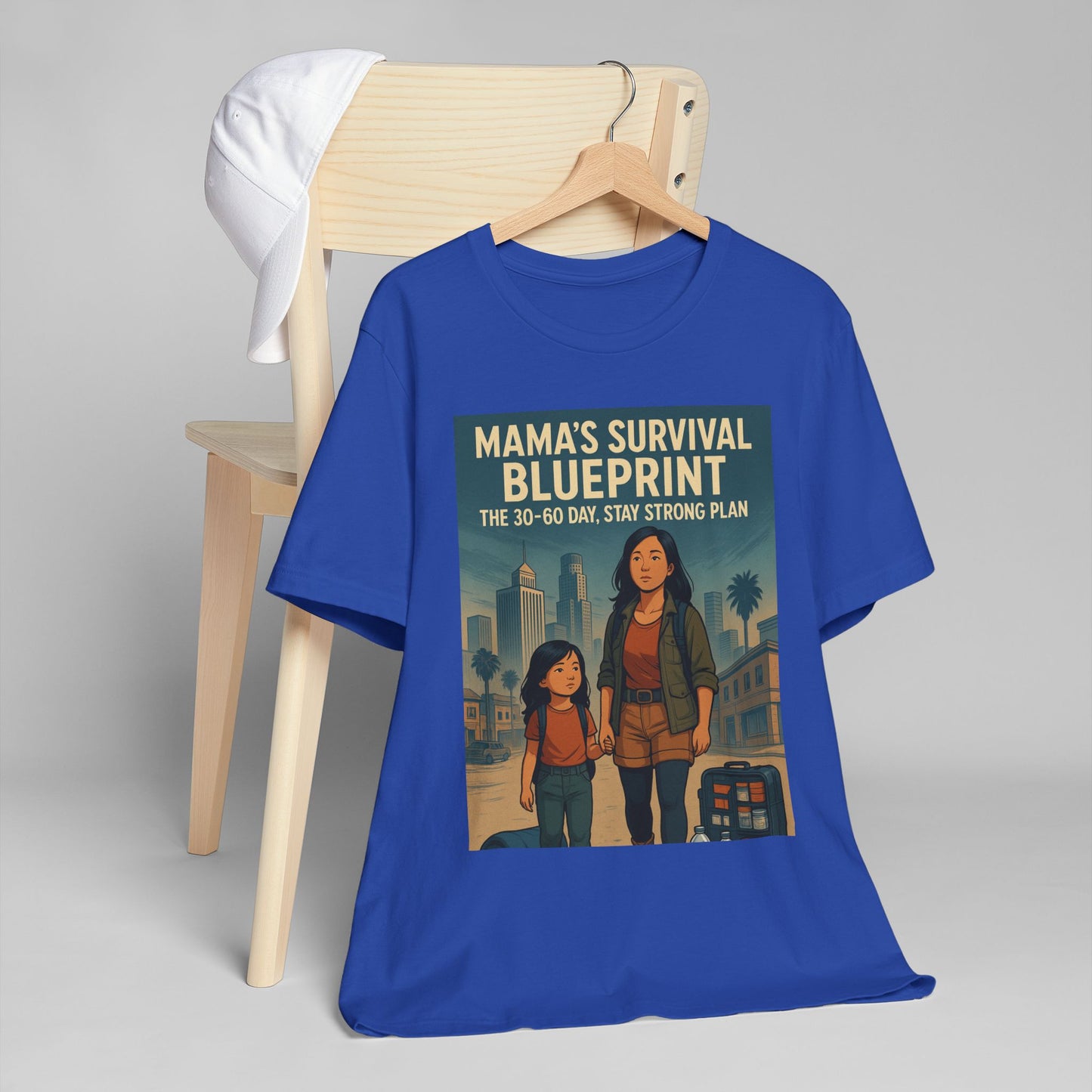 Mama's Survival Blueprint Unisex T-Shirt - Empowering Asian Family Design
