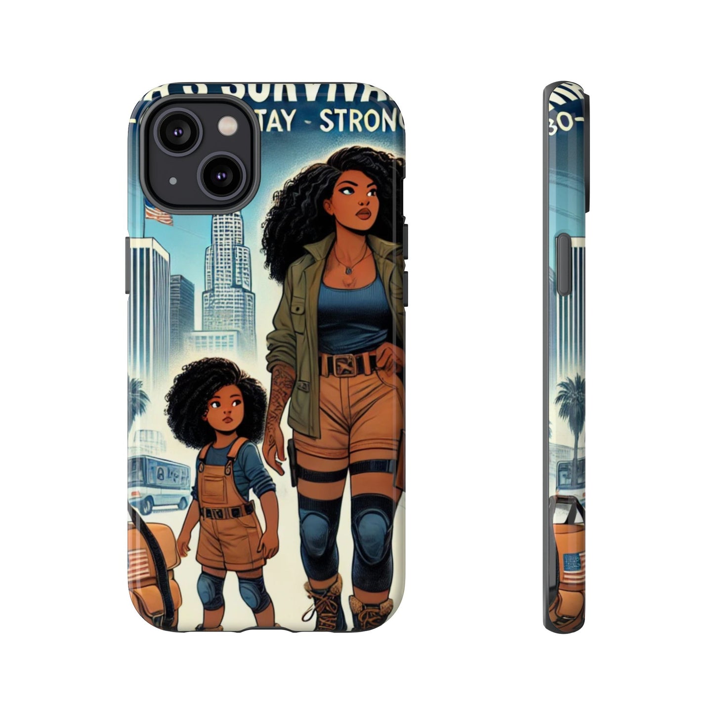 Empowering Phone Case - 'Stay Strong' Survival Design