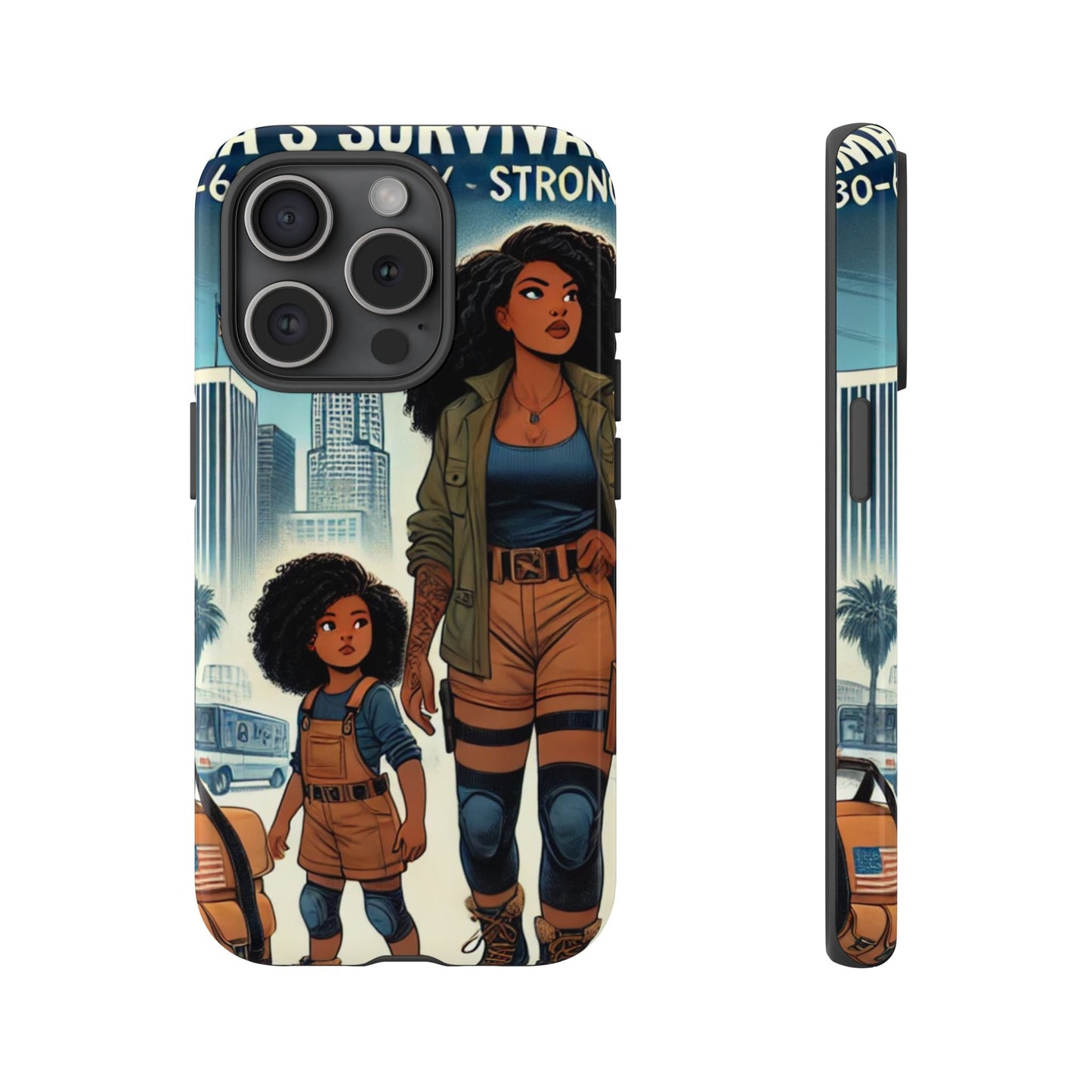 Empowering Phone Case - 'Stay Strong' Survival Design