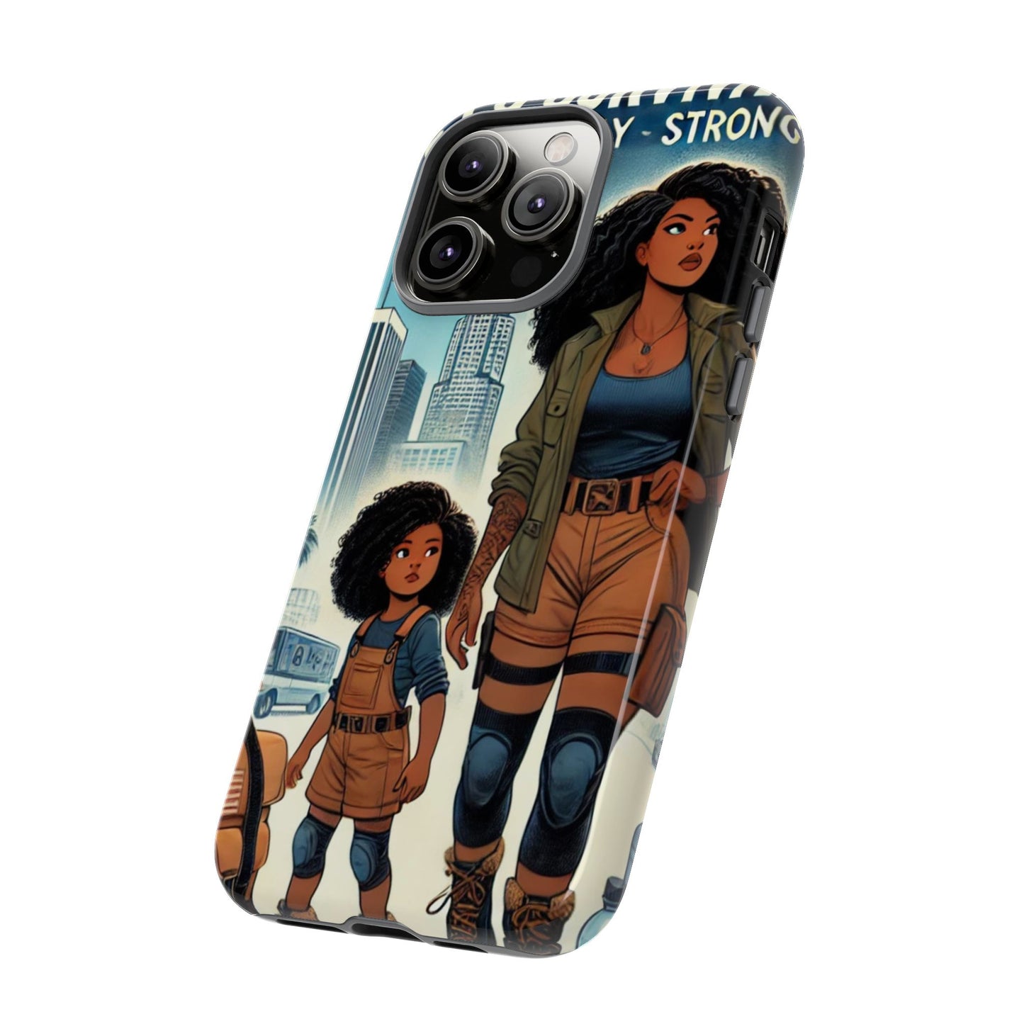 Empowering Phone Case - 'Stay Strong' Survival Design