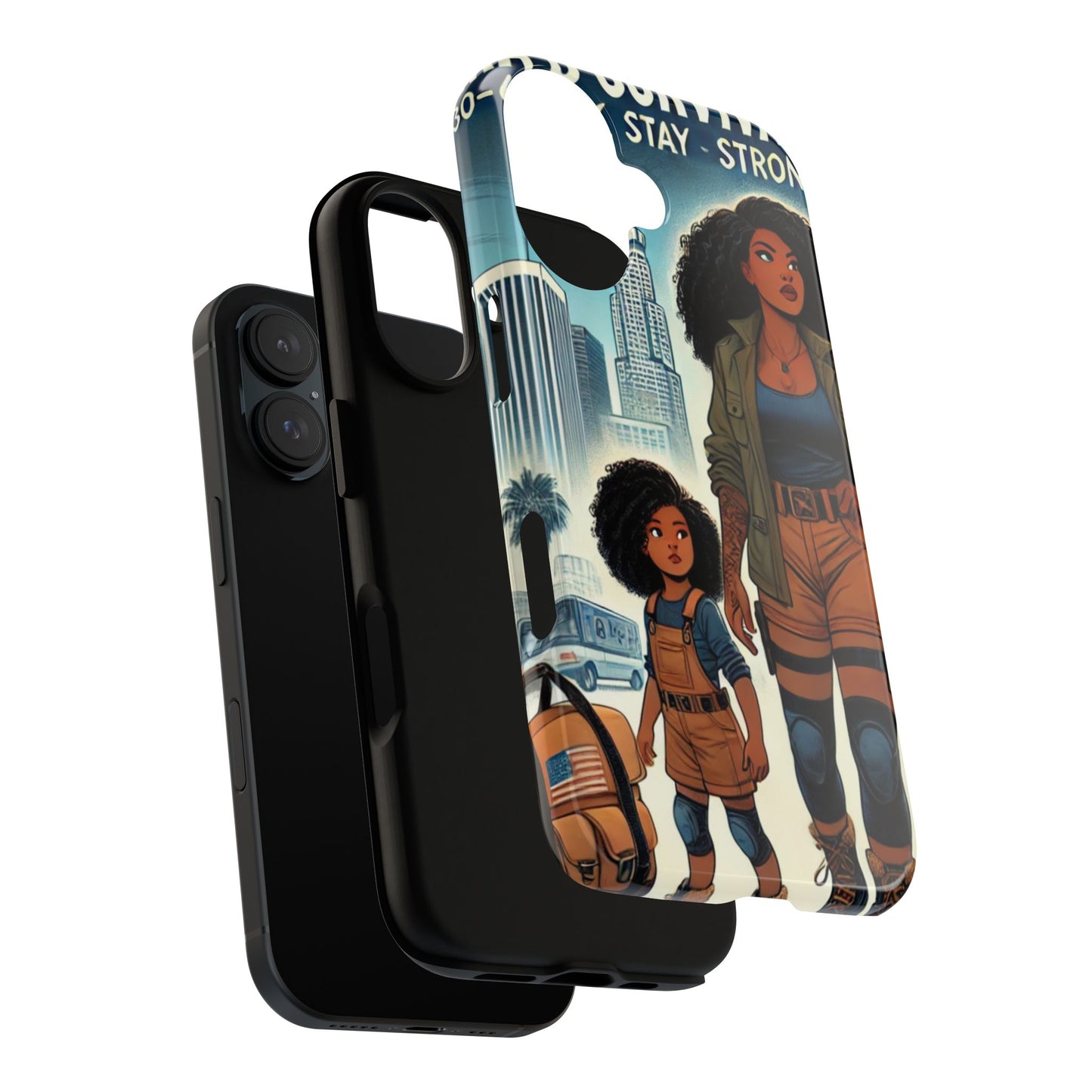 Empowering Phone Case - 'Stay Strong' Survival Design