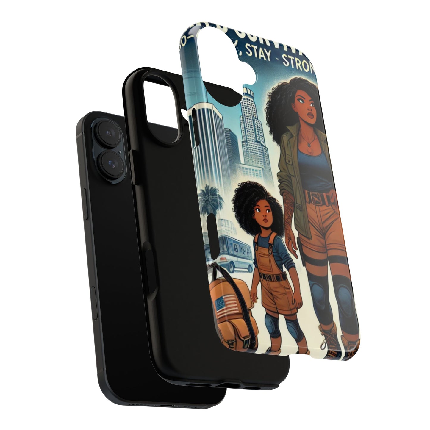Empowering Phone Case - 'Stay Strong' Survival Design