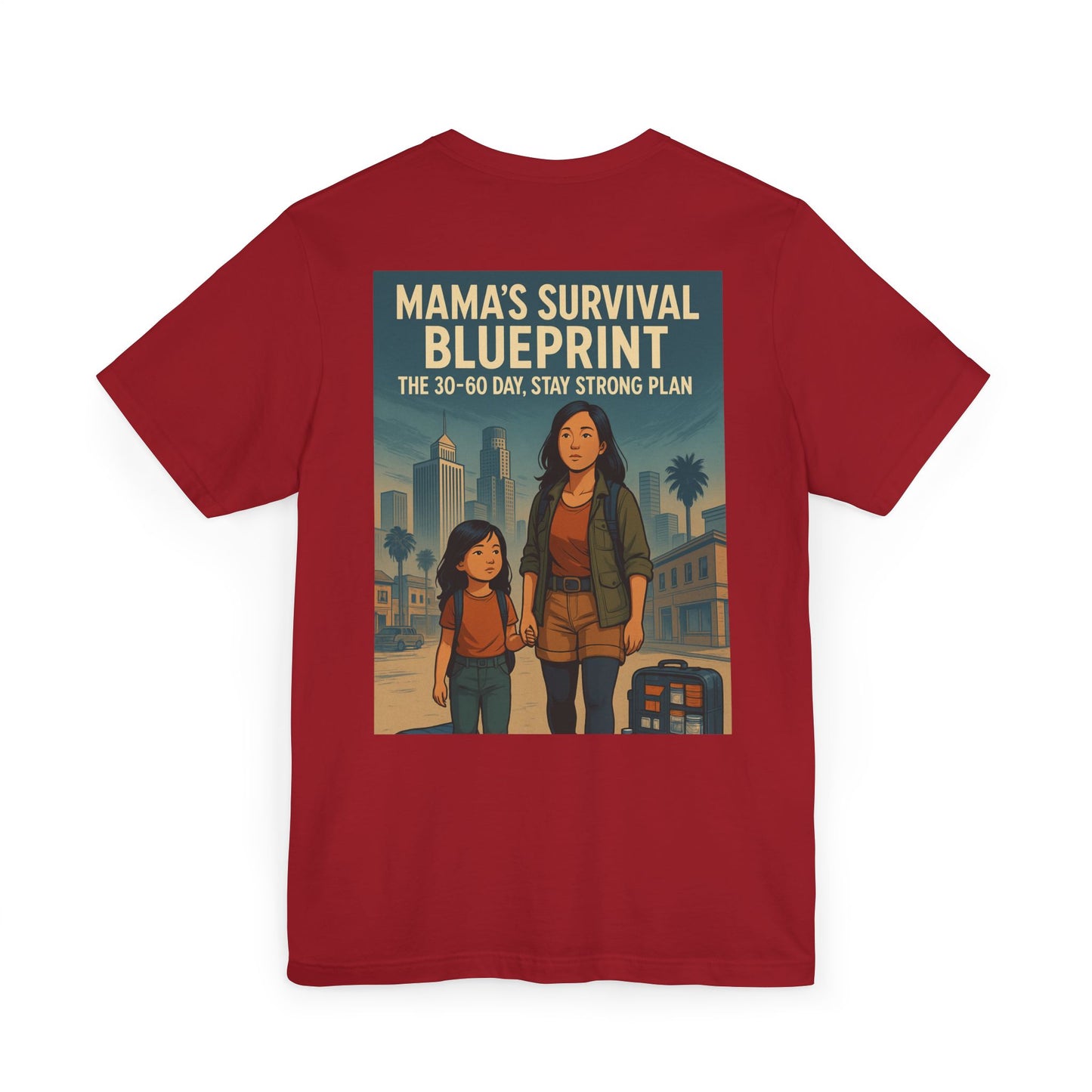 Mama's Survival Blueprint Unisex T-Shirt - Empowering Asian Family Design