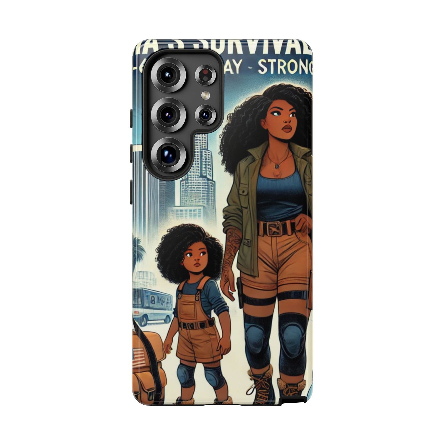 Empowering Phone Case - 'Stay Strong' Survival Design