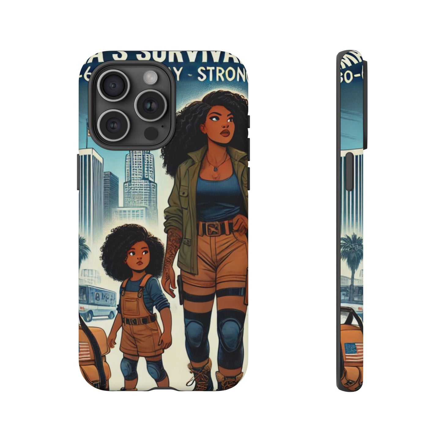 Empowering Phone Case - 'Stay Strong' Survival Design