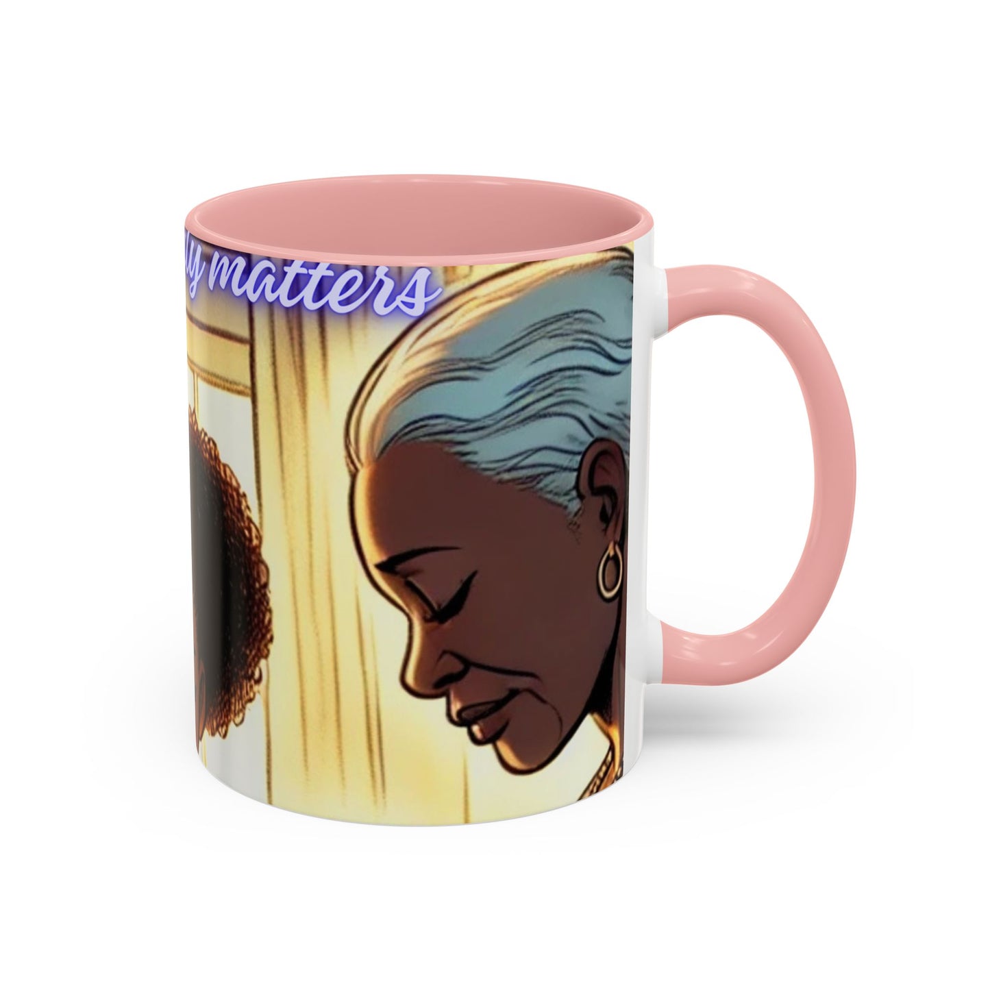 Kash Dream Travel Life Prayer Coffee Mug, Spiritual Mug, Black Family Accent Mug, Faith-Inspired Gift, Family Connection Cup