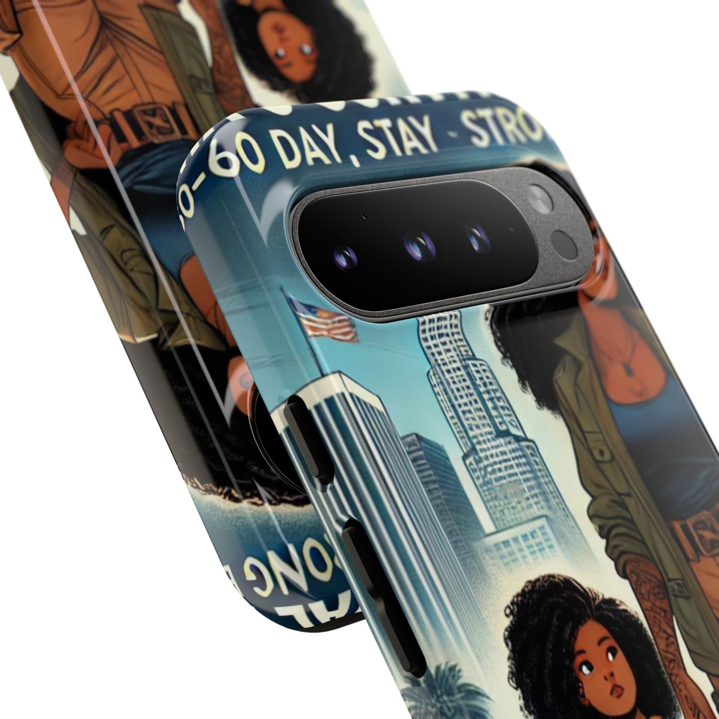 Empowering Phone Case - 'Stay Strong' Survival Design