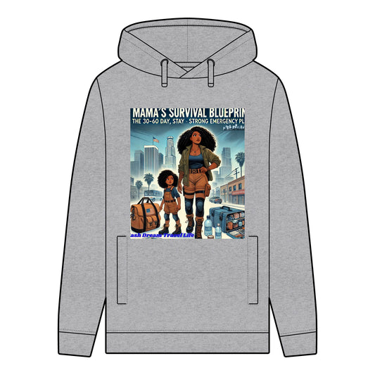 Mama's Survival Blueprint Men's Organic Hoodie - Stay Strong Style
