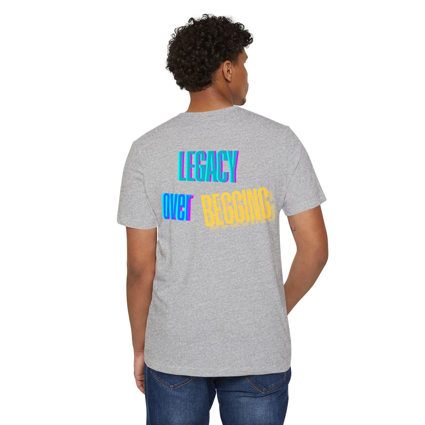 Motivational T-Shirt - 'Go Fund Me Ain't a Plan' 'Legacy Over Begging' Shirt for Kash Dream Travel Life