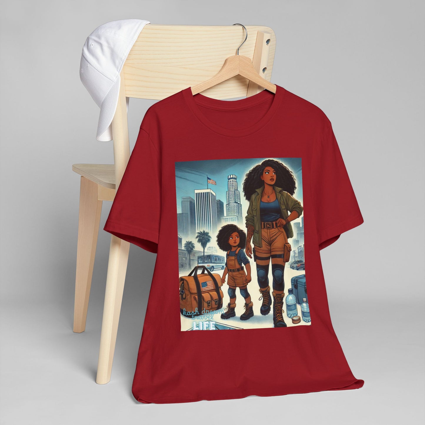 Mama's Survival Blueprint Book -Shirt - Unisex Jersey Tee with Inspiring Artwork