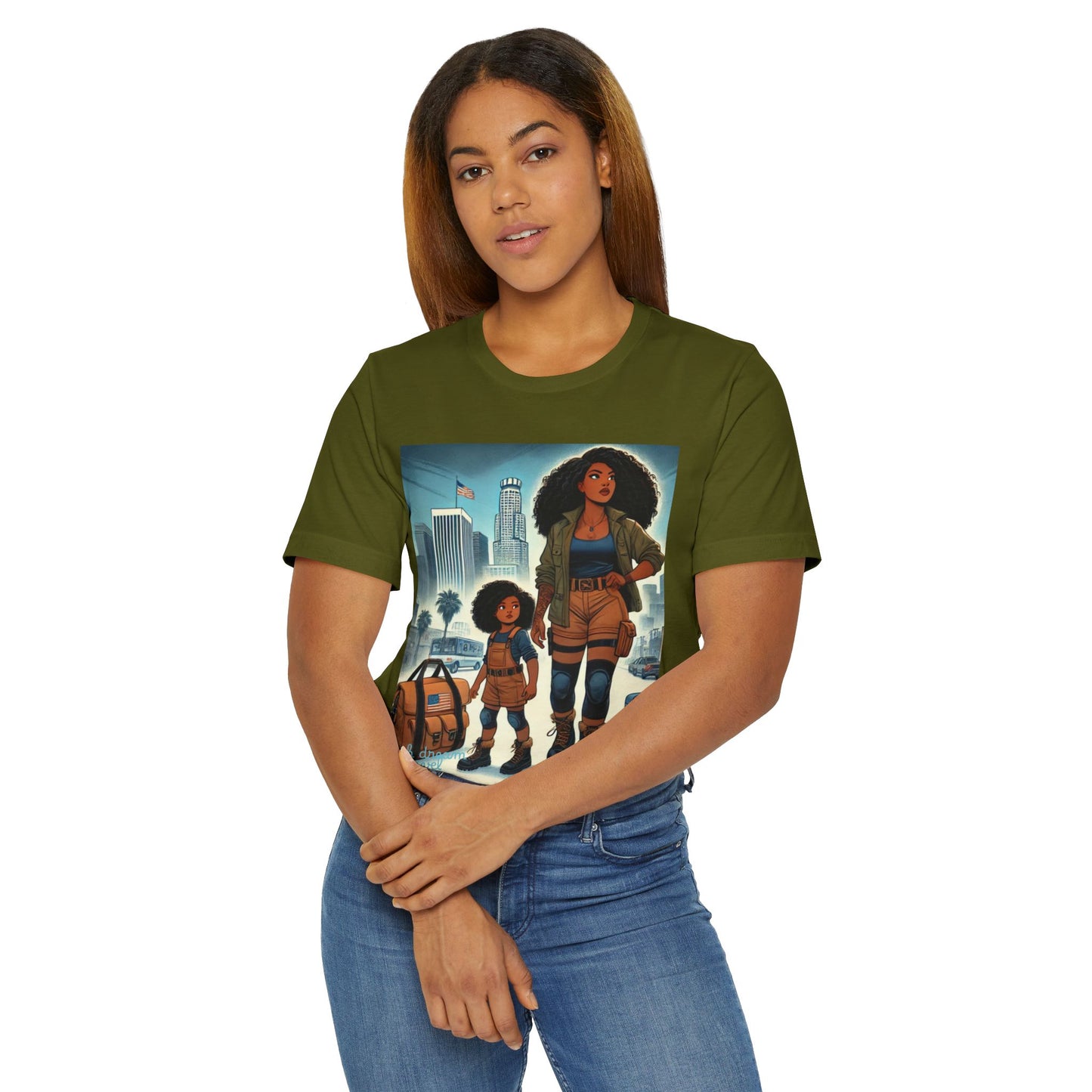 Mama's Survival Blueprint Book -Shirt - Unisex Jersey Tee with Inspiring Artwork