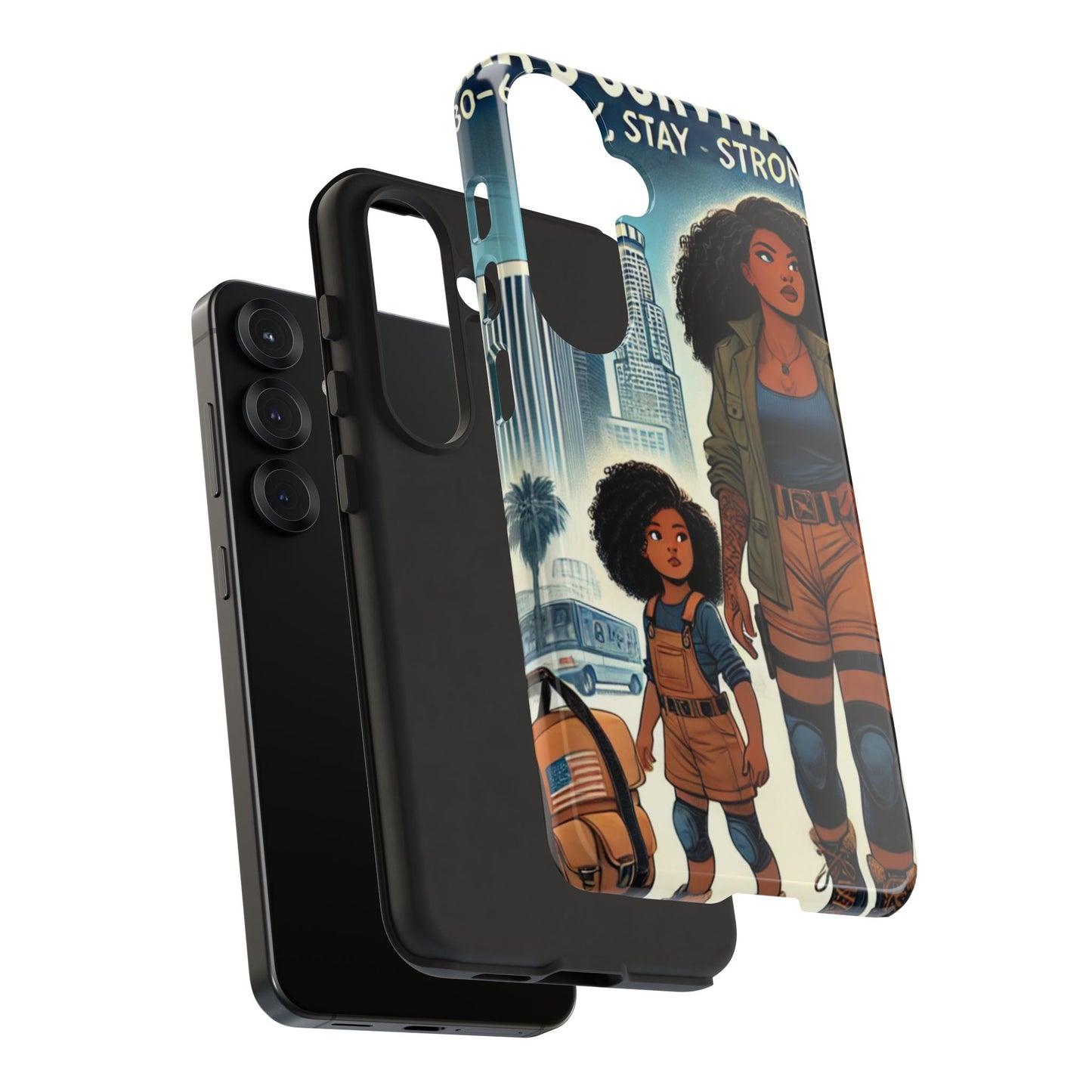 Empowering Phone Case - 'Stay Strong' Survival Design